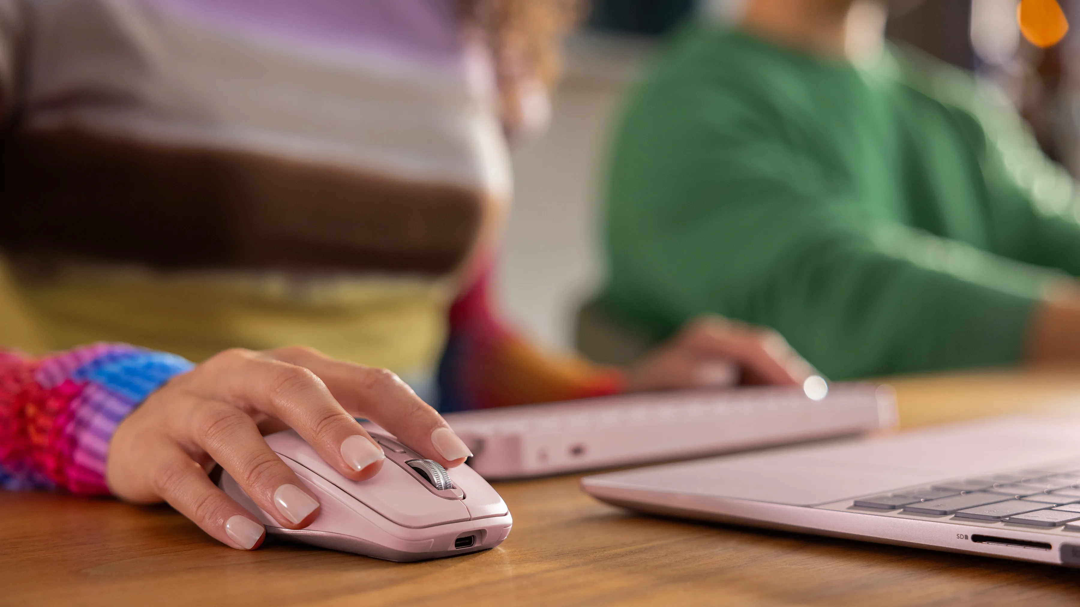 Logitech MX Anywhere 3S Wireless Mouse, Pink