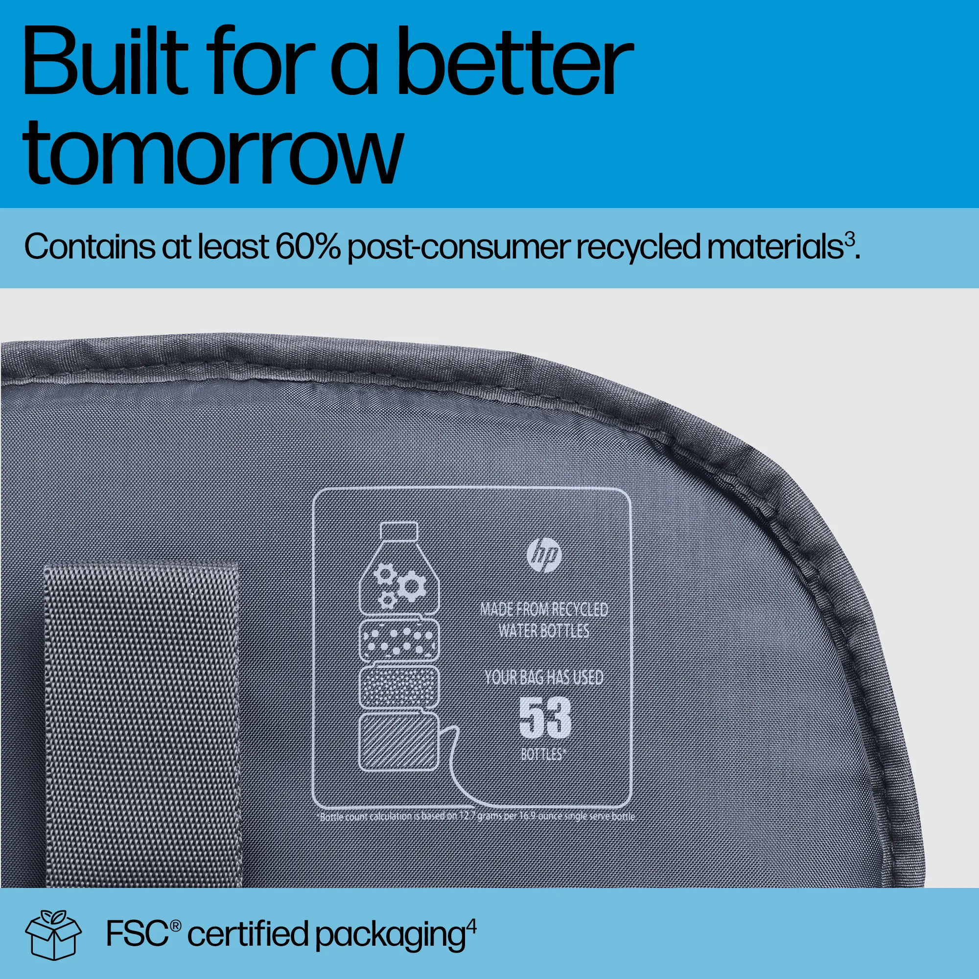 HP 17" Travel Plus 30L - backpack, Blue/Graphite