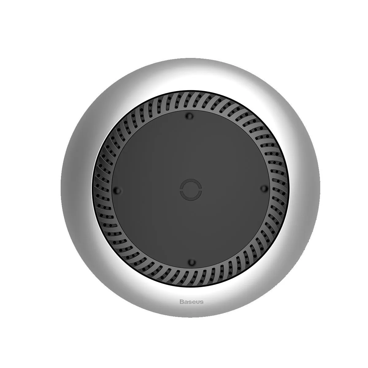 Baseus Whirlwind Wireless Quick Charger for Smartphones with QI, silver