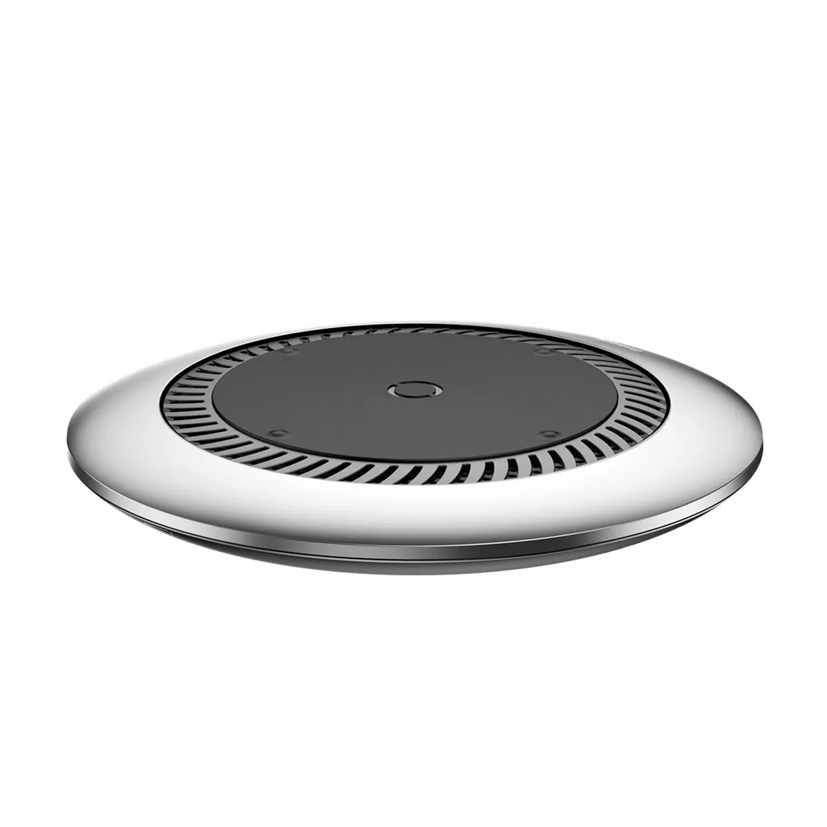Baseus Whirlwind Wireless Quick Charger for Smartphones with QI, silver