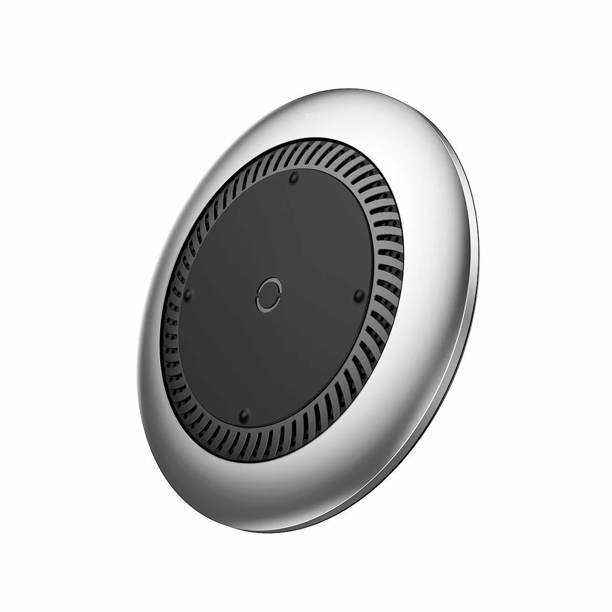 Baseus Whirlwind Wireless Quick Charger for Smartphones with QI, silver
