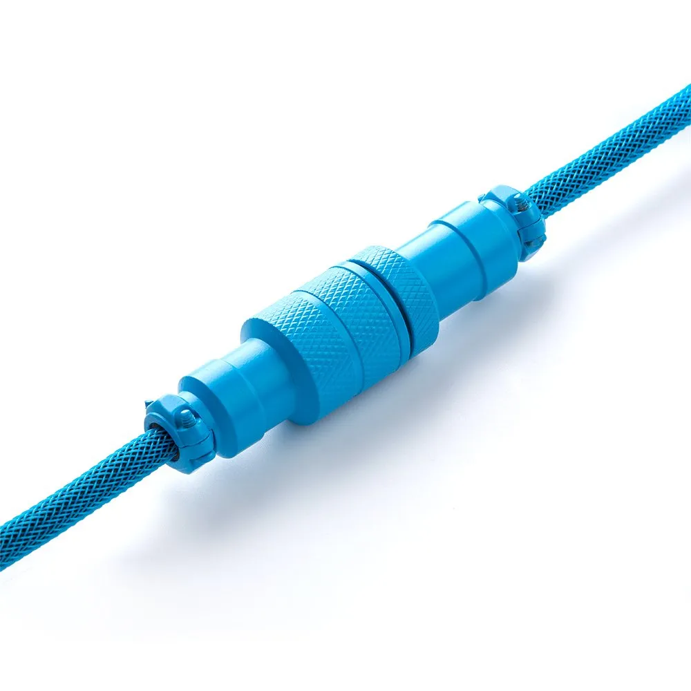 CableMod Classic Coiled Keyboard Cable, USB A -&gt; USB Type C, 150cm, Midnight Black