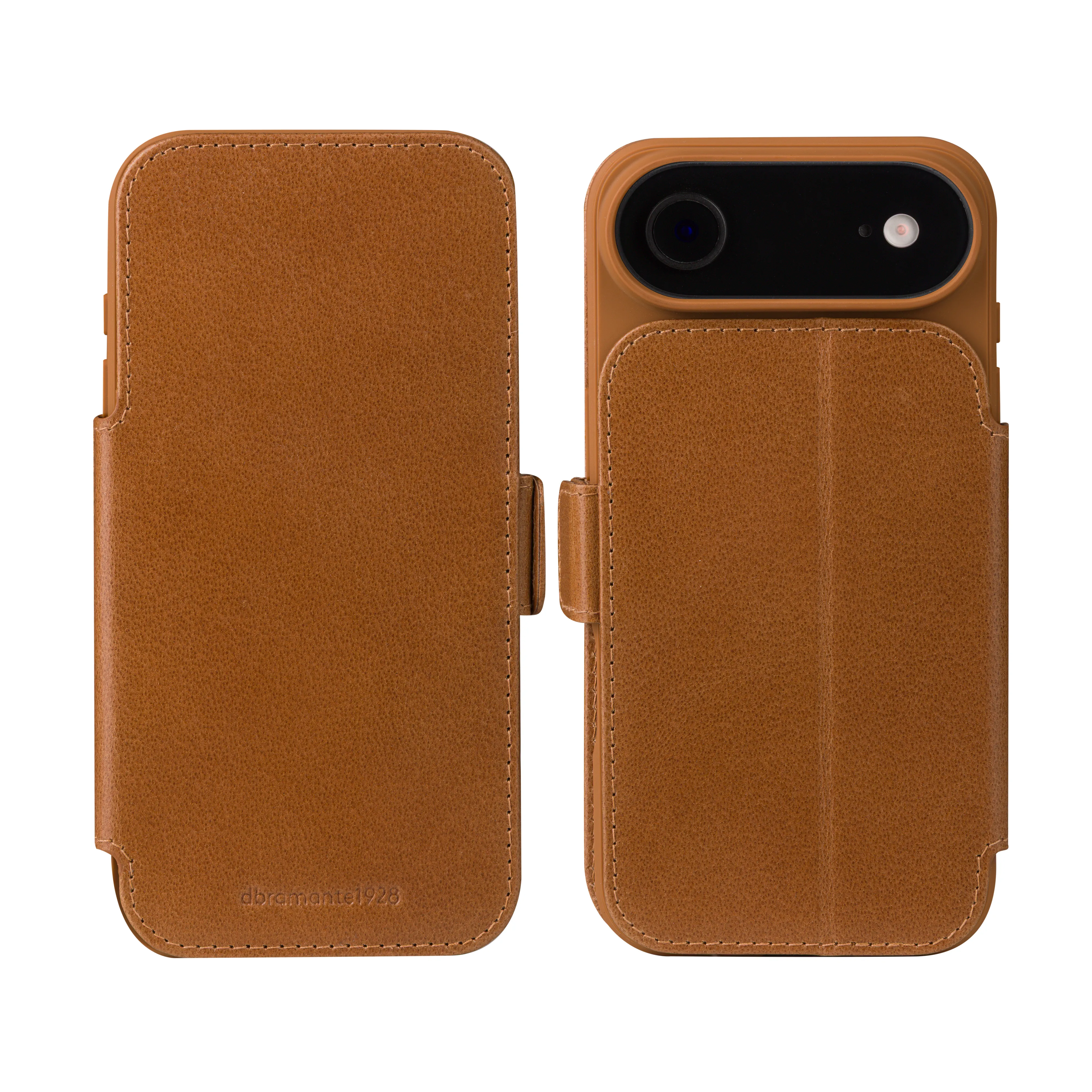 Dbramante1928 Copenhagen pl&aring;nboksfodral f&ouml;r iPhone Air, brun