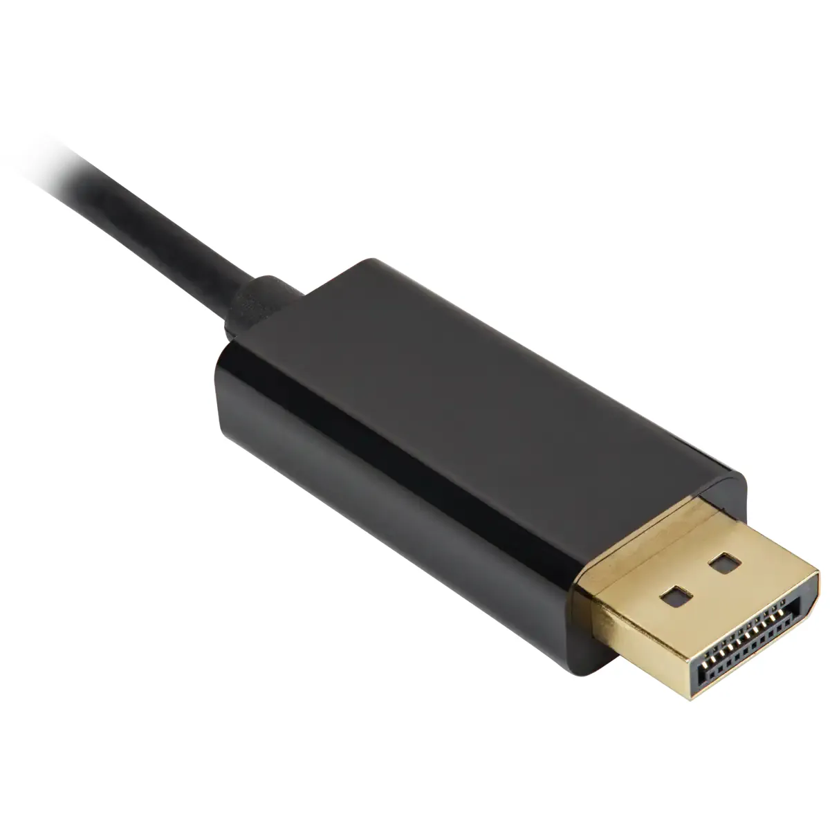 Corsair USB-C - DisplayPort 1.4 -kaapeli, Musta, 0.9m
