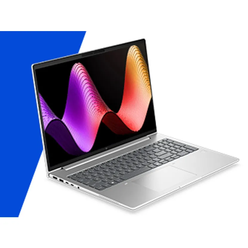 HP EliteBook 6 G2i 16.0" Core 7 350, 16 Gt, 512 Gt, Intel Graphics, Win 11 Pro -kannettava, hopea