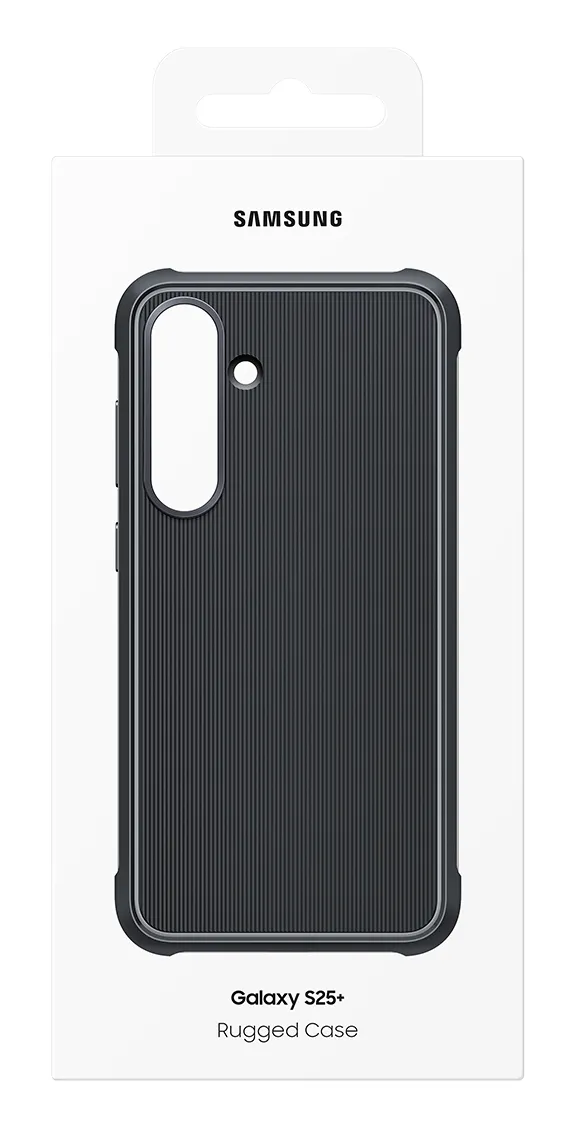 Samsung Galaxy S25+ Rugged Case -suojakuori, Musta