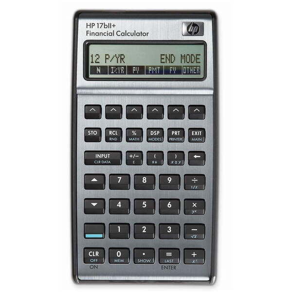 HP 17bII+ Financial Calculator - Black
