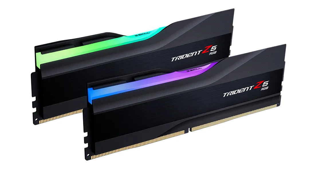 G.Skill Trident Z5 RGB 32GB (2 x 16GB) DDR5 6400 MHz, CL39 - memory, Black