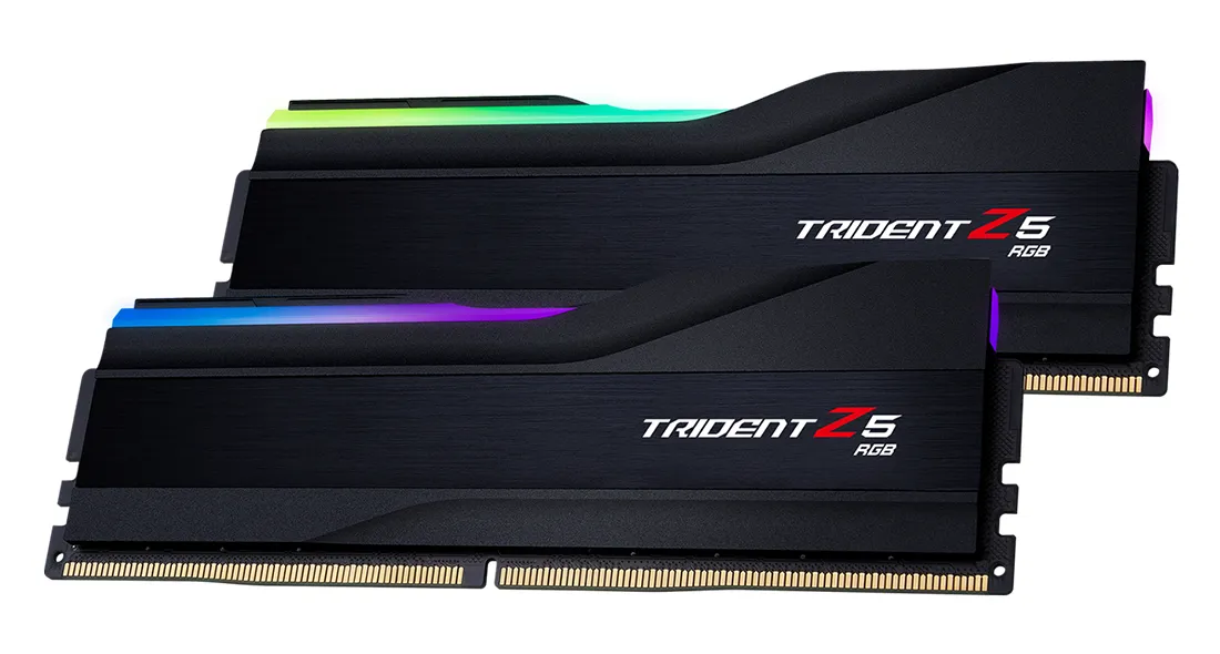G.Skill Trident Z5 RGB 32GB (2 x 16GB) DDR5 6400 MHz, CL39 - memory, Black