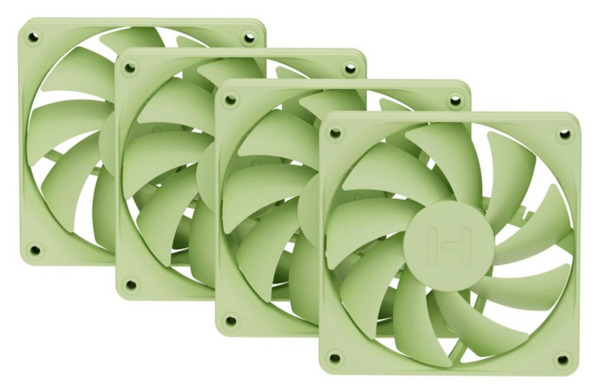 HYTE FA12, 120mm, PWM, Fluid Dynamic Bearing Fan Kit, 4-pack, Matcha