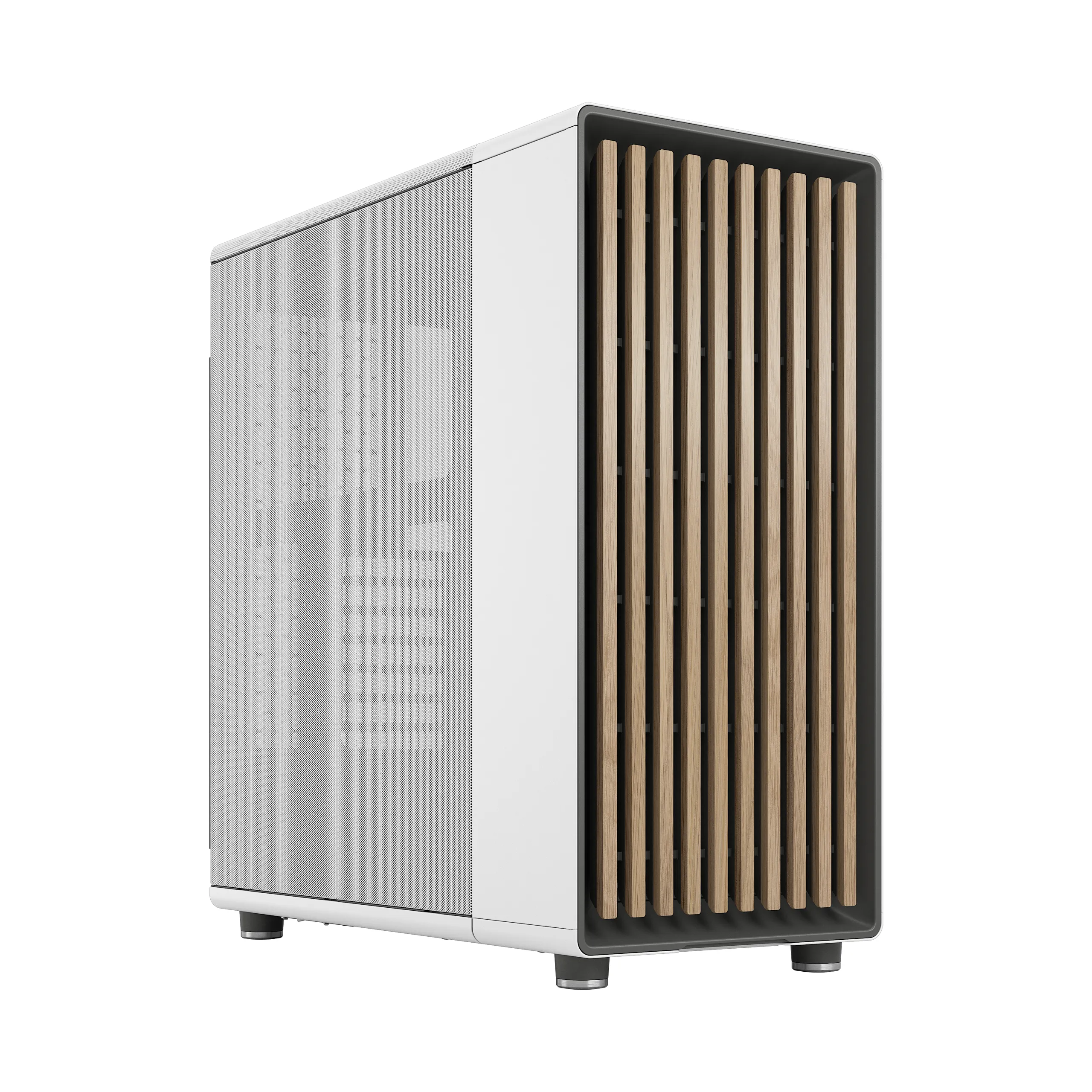 Fractal Design North - Mid-tornikotelo, Chalk White Mesh