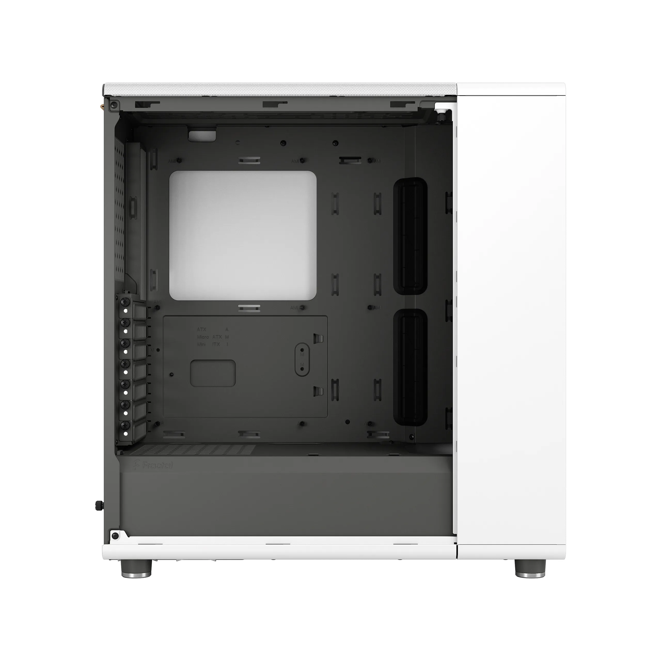 Fractal Design North - Mid-tornikotelo, Chalk White Mesh