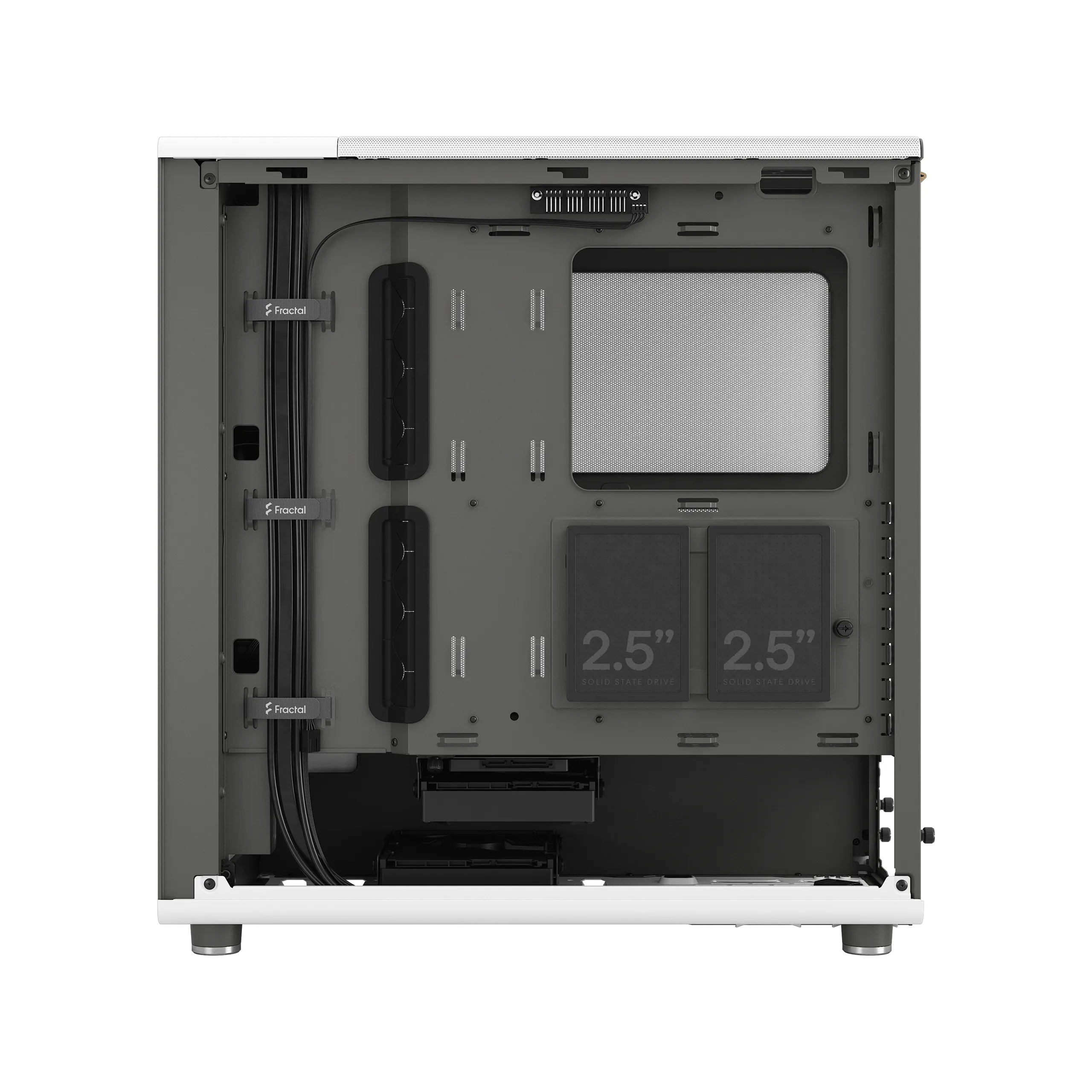 Fractal Design North - Mid-tornikotelo, Chalk White Mesh