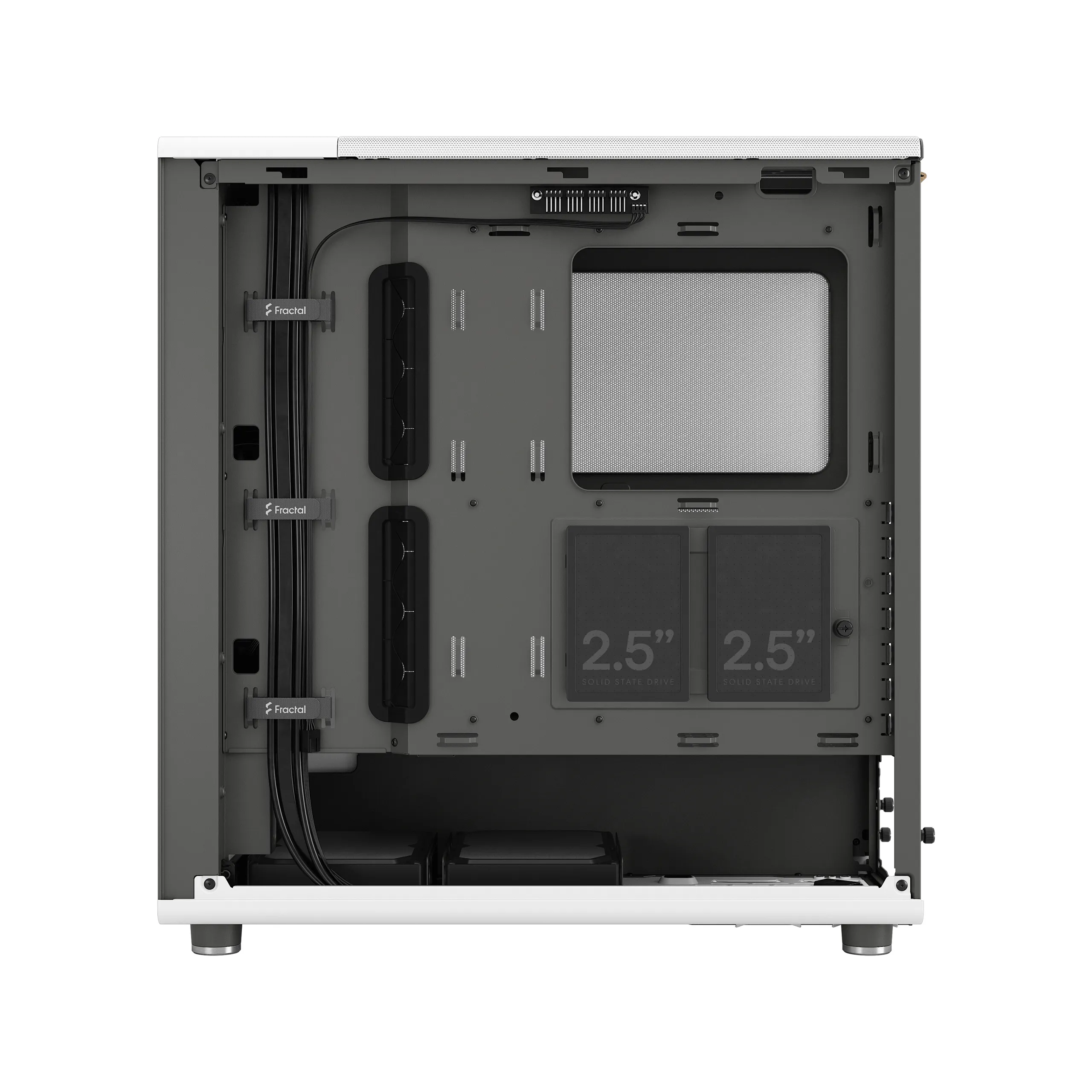 Fractal Design North - Mid-tornikotelo, Chalk White Mesh