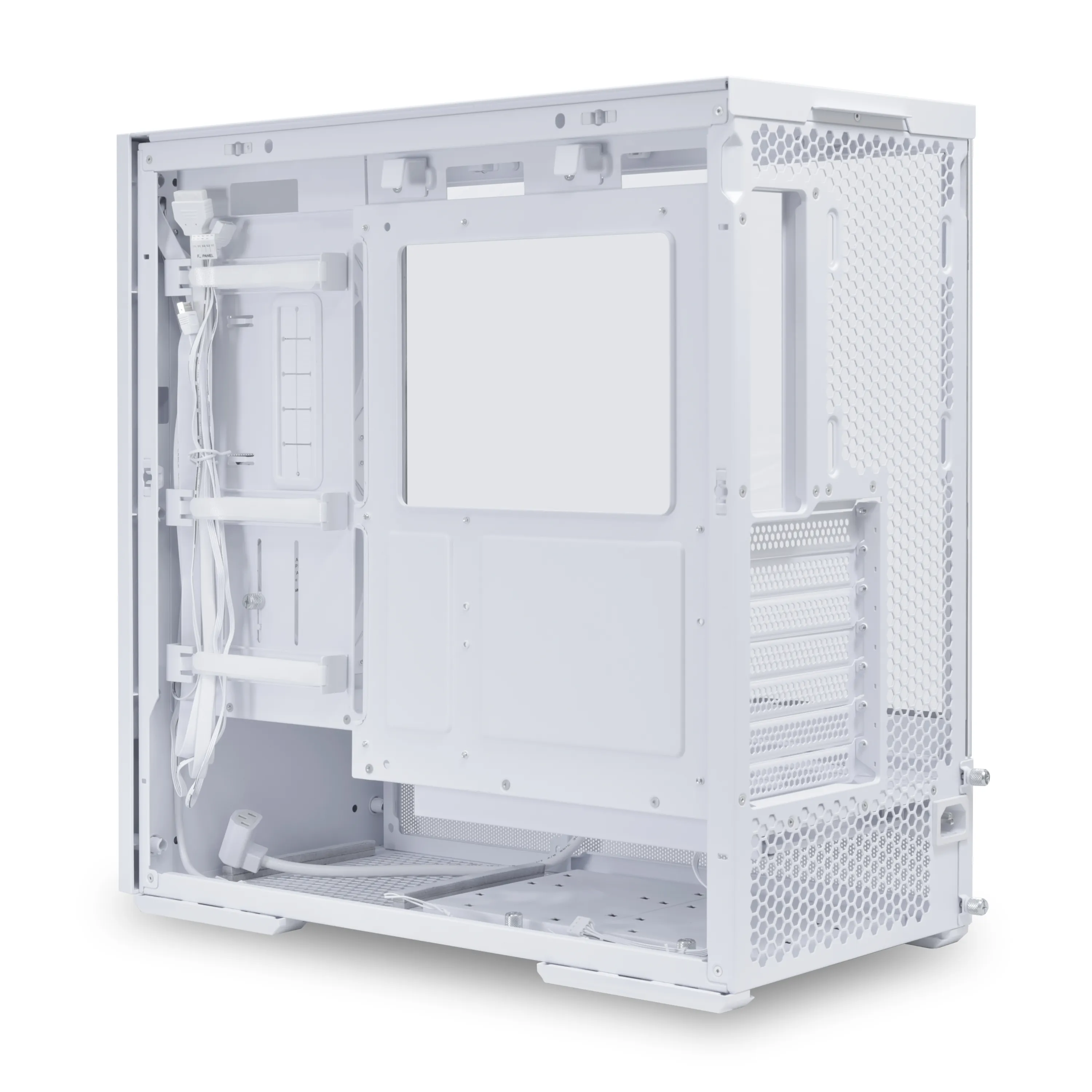 Lian Li Lancool 207 Midi-Tower Case with window and RGB lighting, White