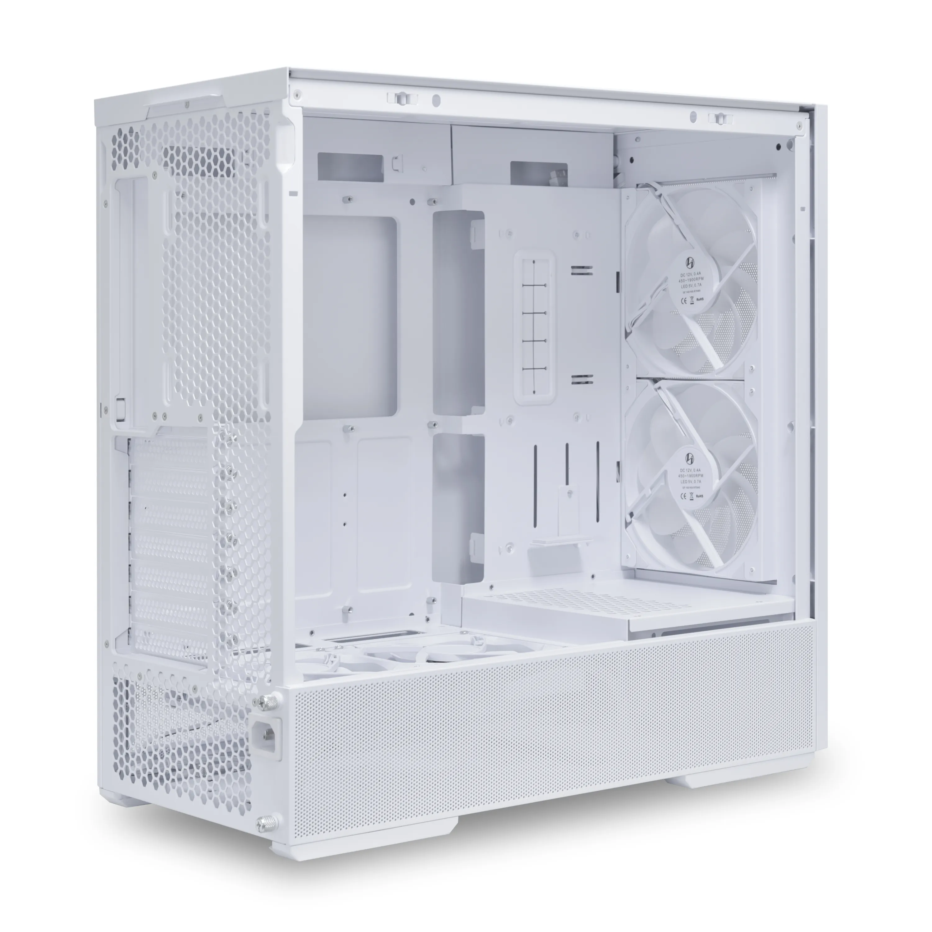 Lian Li Lancool 207 Midi-Tower Case with window and RGB lighting, White