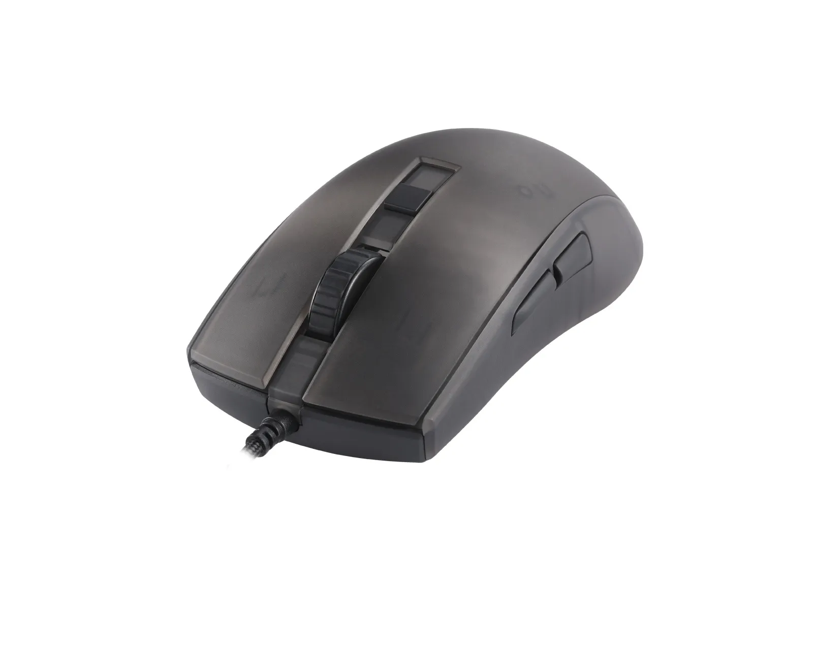 Deltaco Gaming DM310 Transparent RGB lightweight - gaming mouse, black