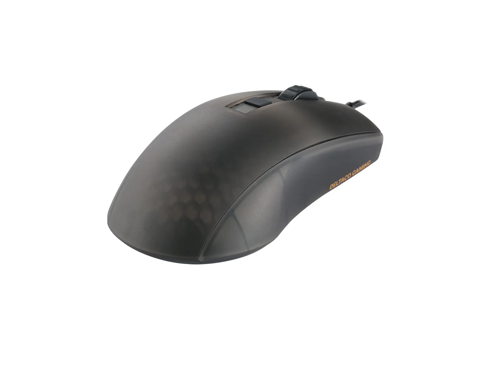 Deltaco Gaming DM310 Transparent RGB lightweight - gaming mouse, black