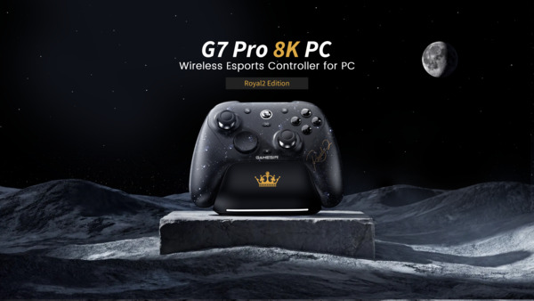GameSir G7 Pro 8K Royal2 Edition tr&aring;dl&ouml;s och tr&aring;dbunden Esports-handkontroll f&ouml;r PC - Svart
