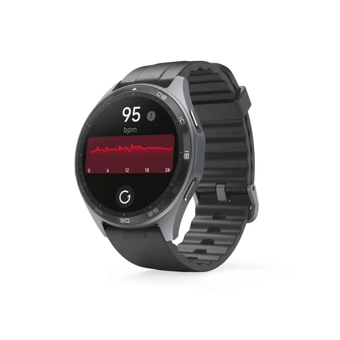 Hama Smart Watch 7010 46mm AMOLED smartklocka, svart