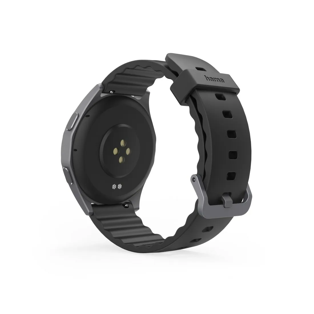 Hama Smart Watch 7010 46mm AMOLED smartklocka, svart