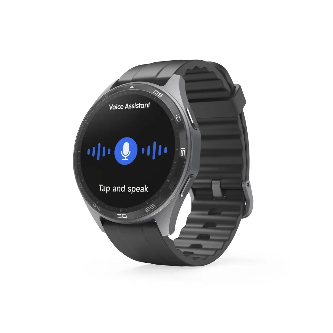 Hama Smart Watch 7010 46mm AMOLED smartklocka, svart