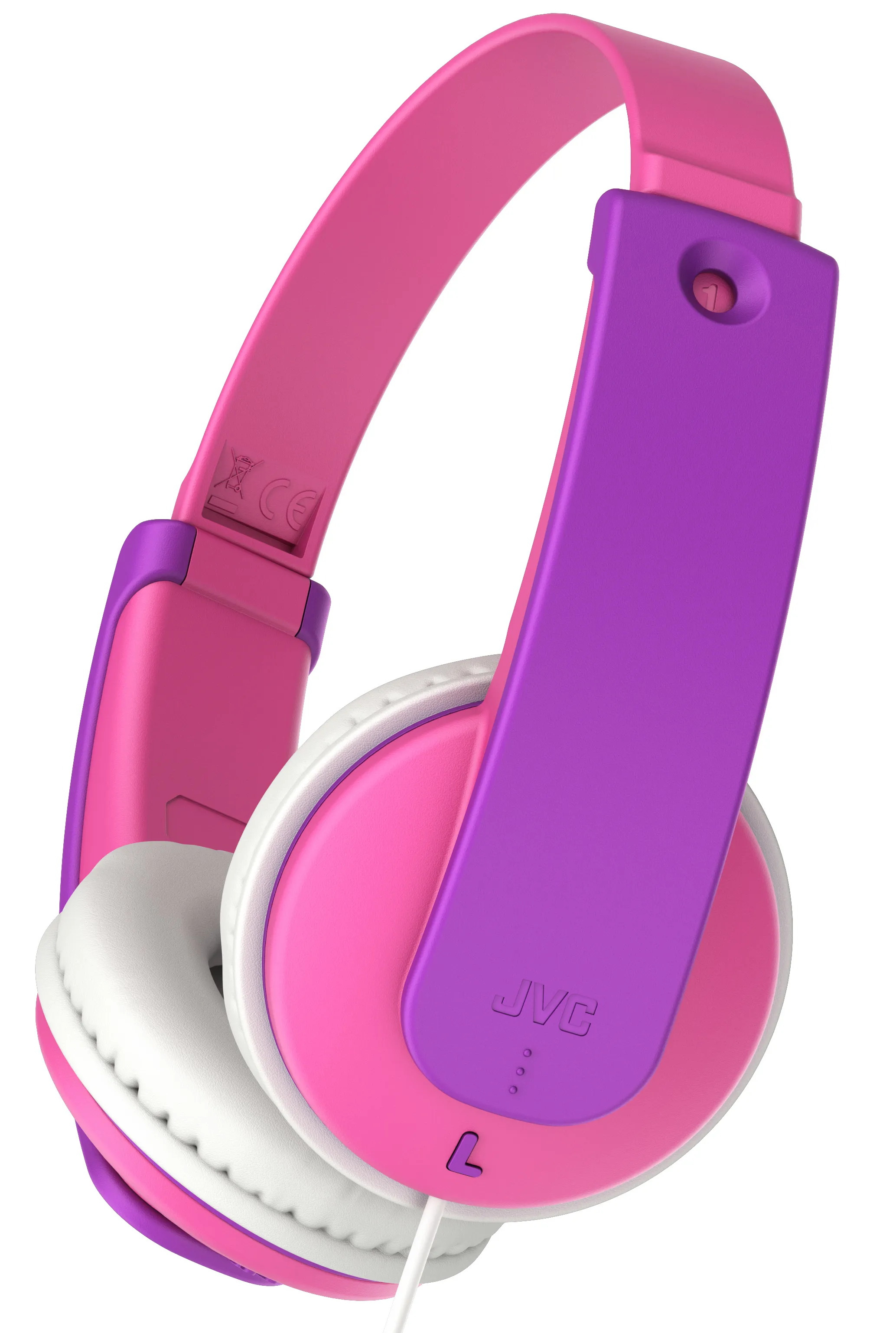 JVC KD7 kids -kuulokkeet, pinkki