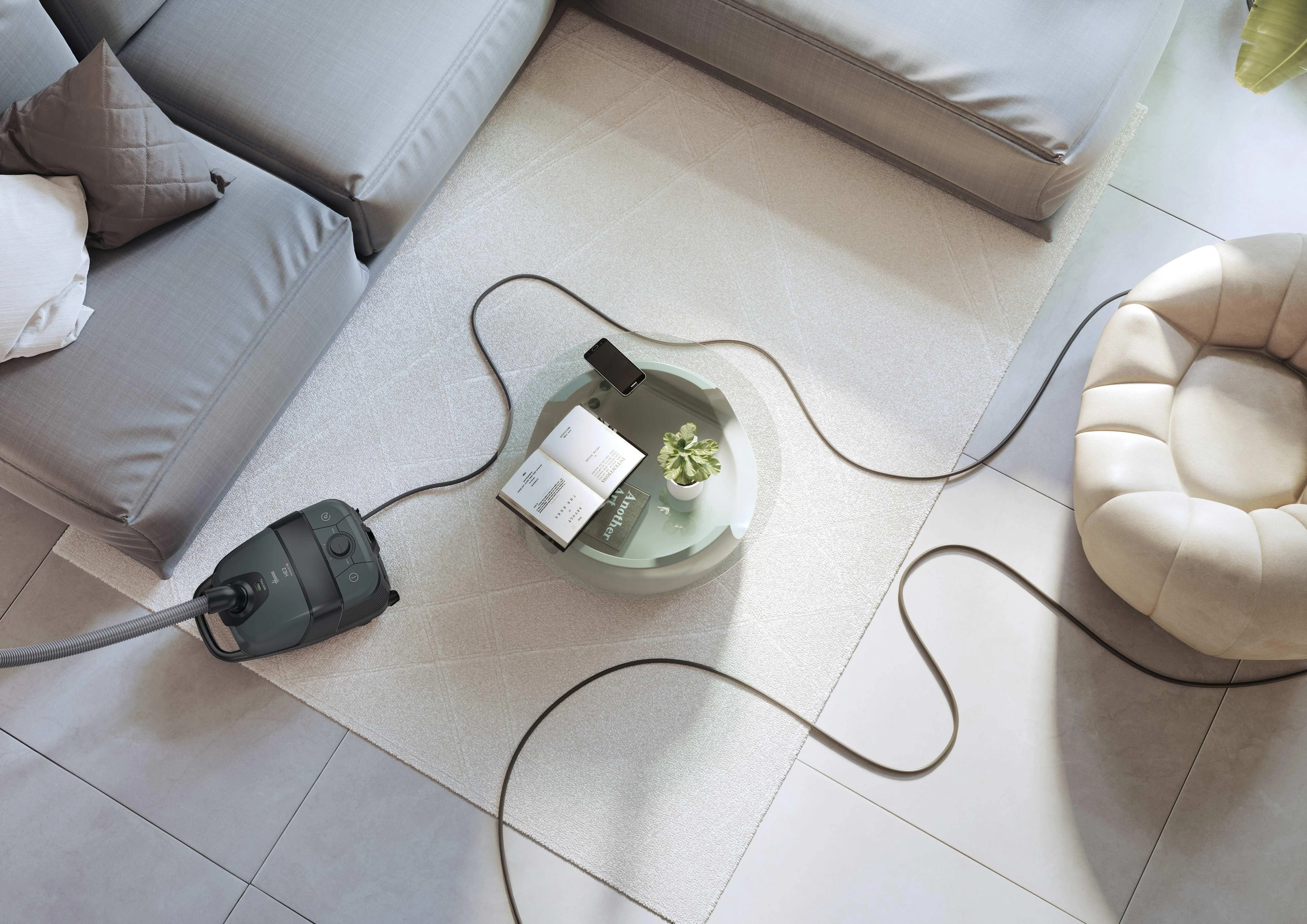 Hoover HE210H 011 - cylinderdammsugare, svart