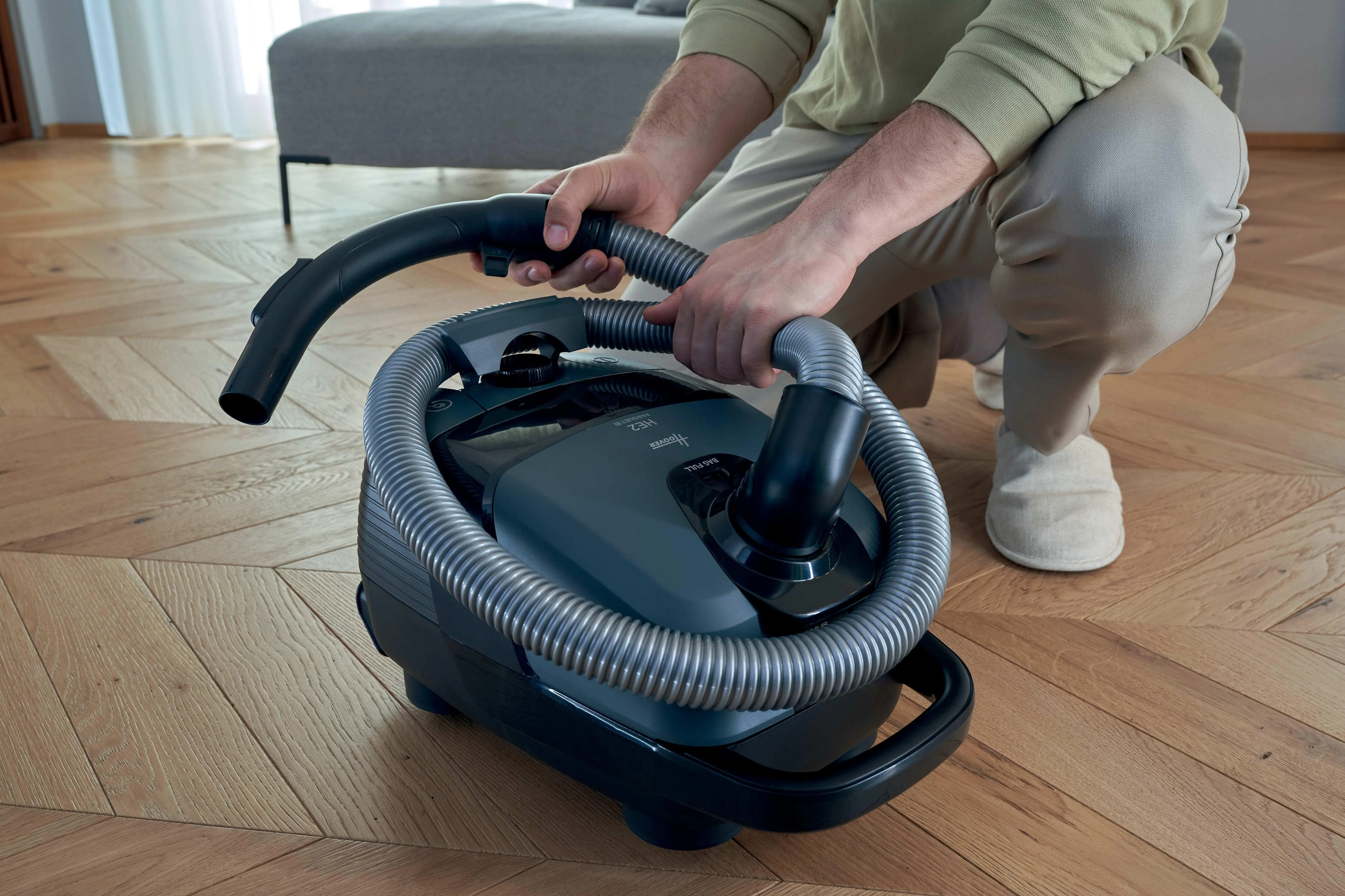 Hoover HE210H 011 - cylinderdammsugare, svart