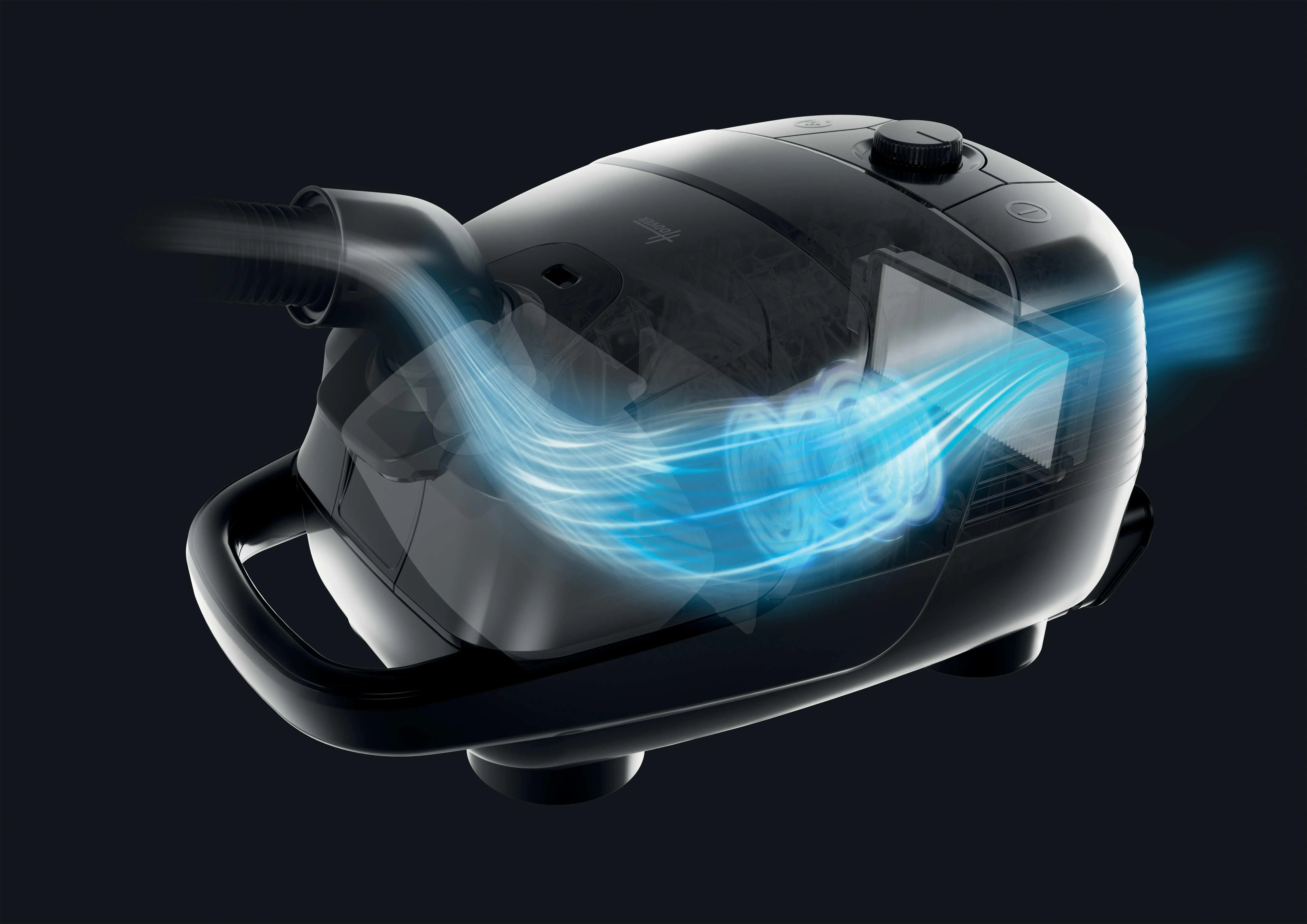 Hoover HE210H 011 - cylinderdammsugare, svart