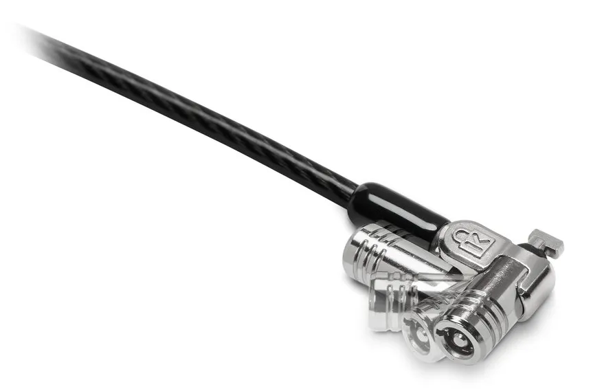 Kensington MicroSaver 2.0 Keyed Laptop Lock - Turvakaapeli - hopea - 1.83 m