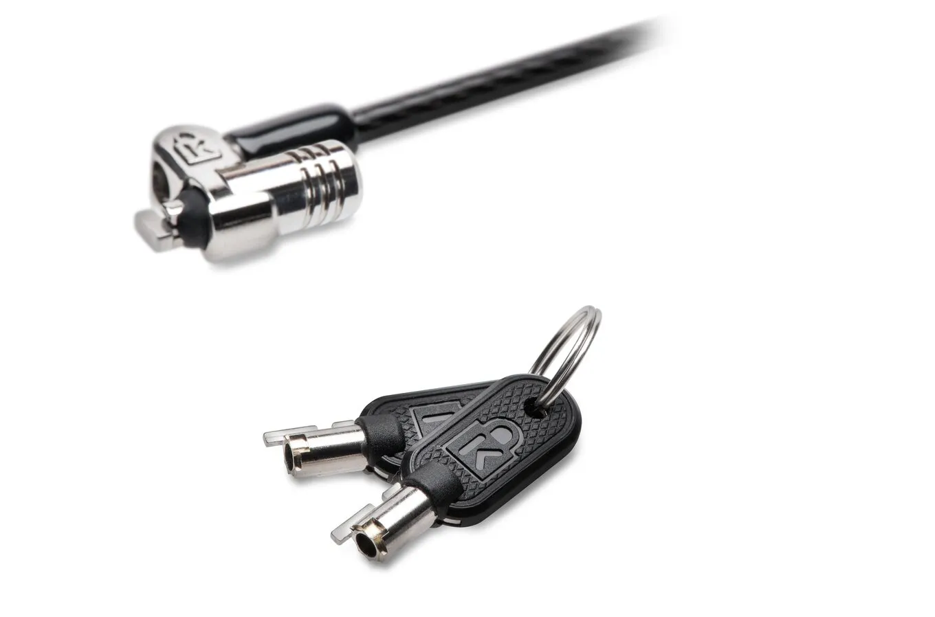 Kensington MicroSaver 2.0 Keyed Laptop Lock - Turvakaapeli - hopea - 1.83 m