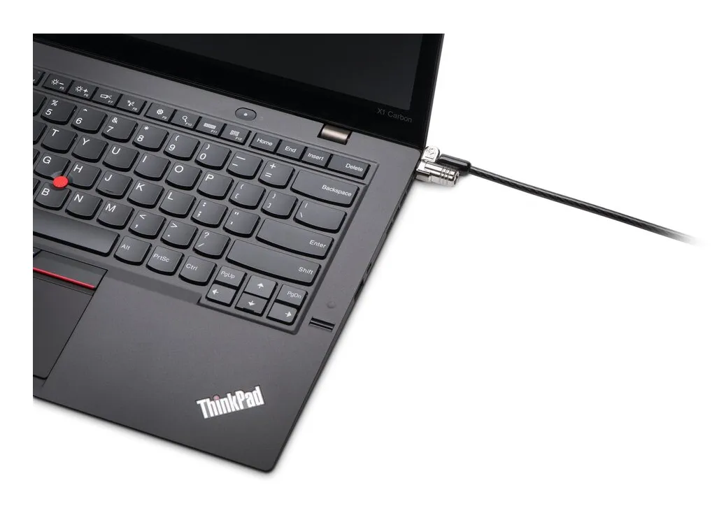Kensington MicroSaver 2.0 Keyed Laptop Lock - Turvakaapeli - hopea - 1.83 m
