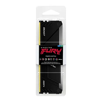 Kingston FURY Beast RGB 32GB (1 x 32GB) DDR4 3200 MHz, CL16 - memory, Black