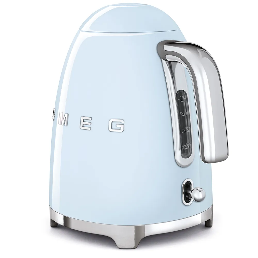 Smeg 50's Style kettle, 1.7L, 2400W, Pastel Blue