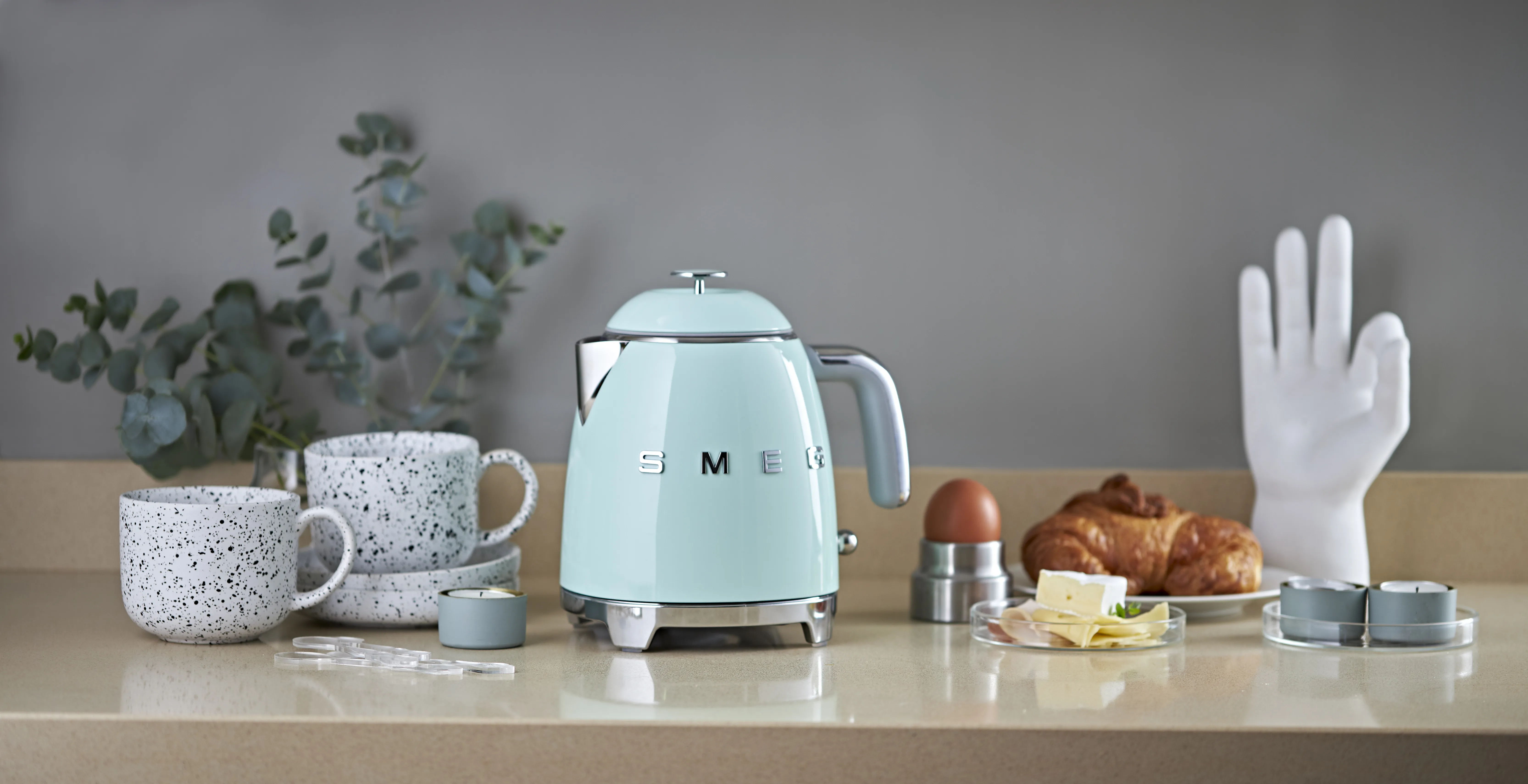 Smeg 50's Style - vattenkokare, Pastellgr&ouml;n, 0.8l