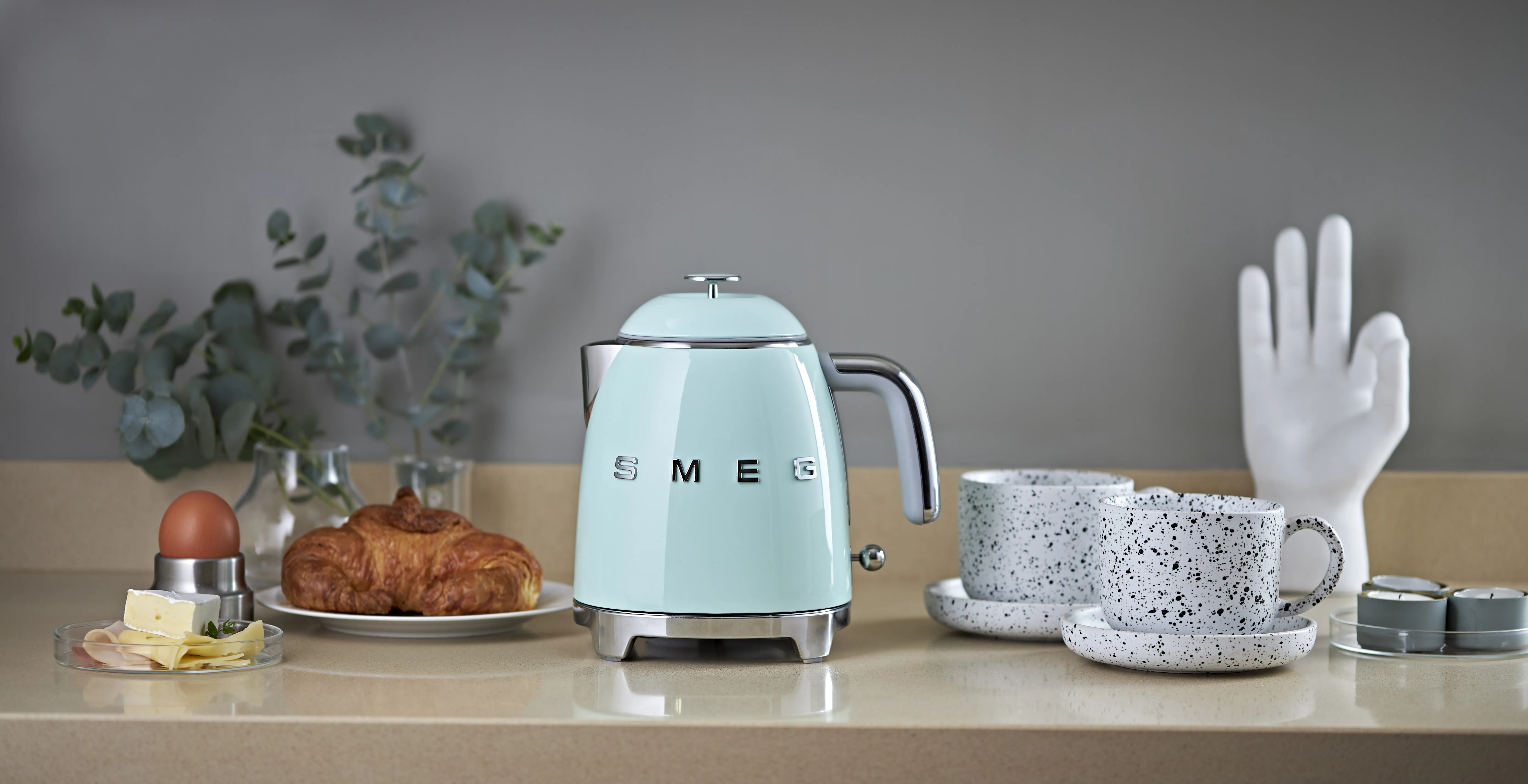 Smeg 50's Style - vattenkokare, Pastellgr&ouml;n, 0.8l