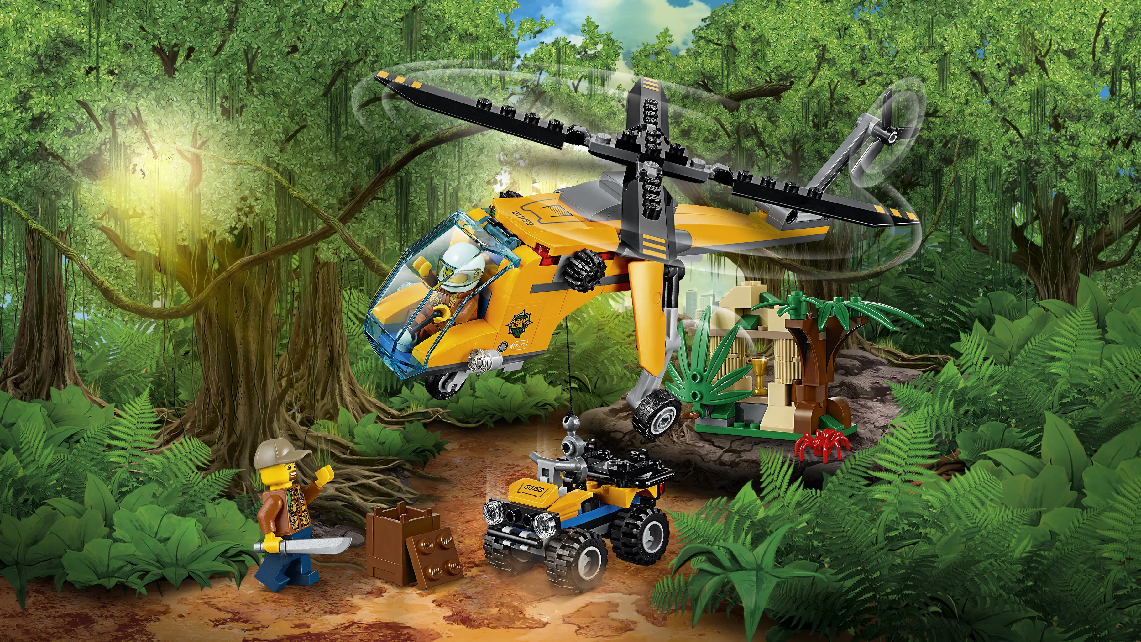 Lego City - Jungle Cargo Helicopter