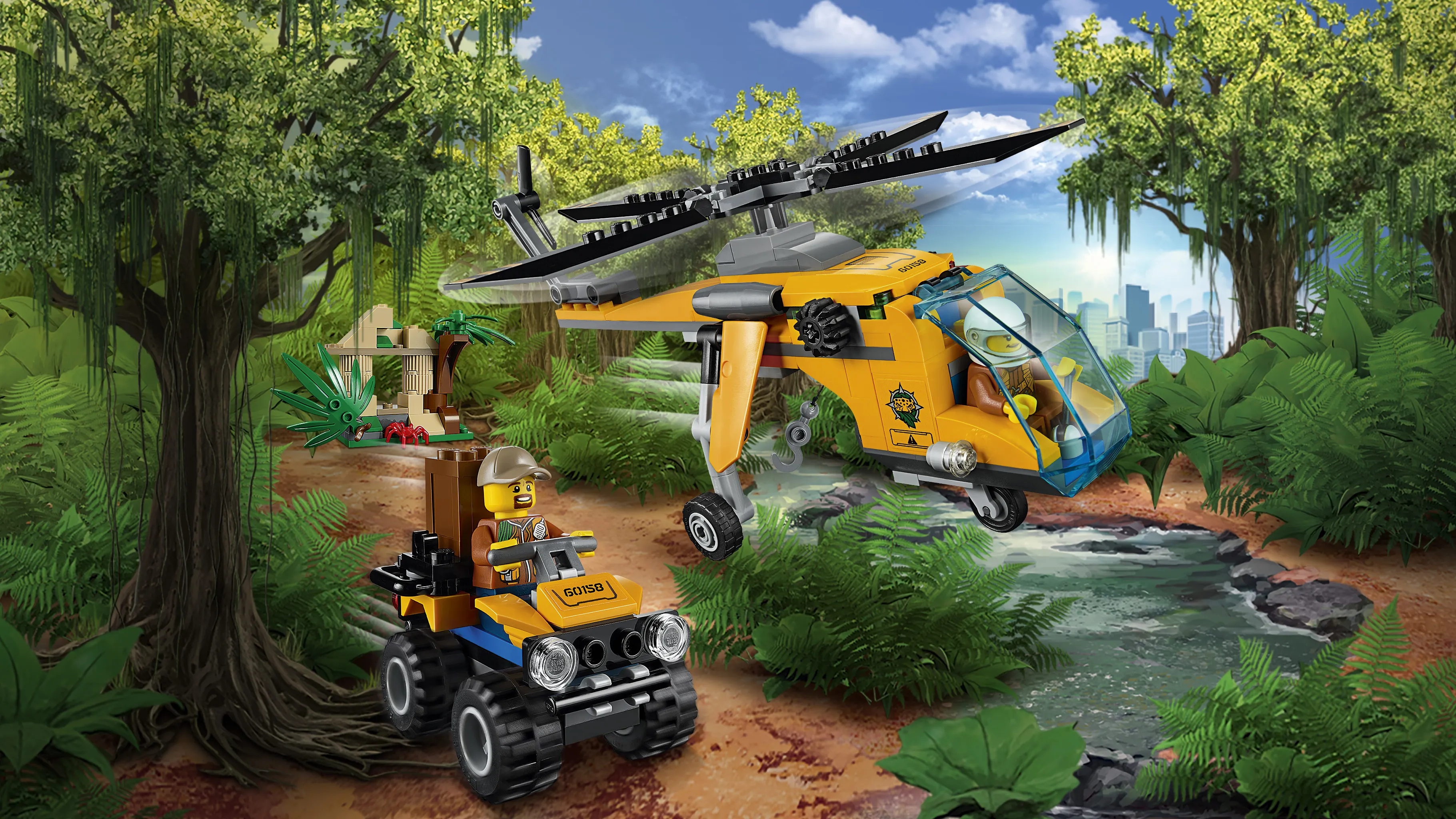 Lego City - Jungle Cargo Helicopter