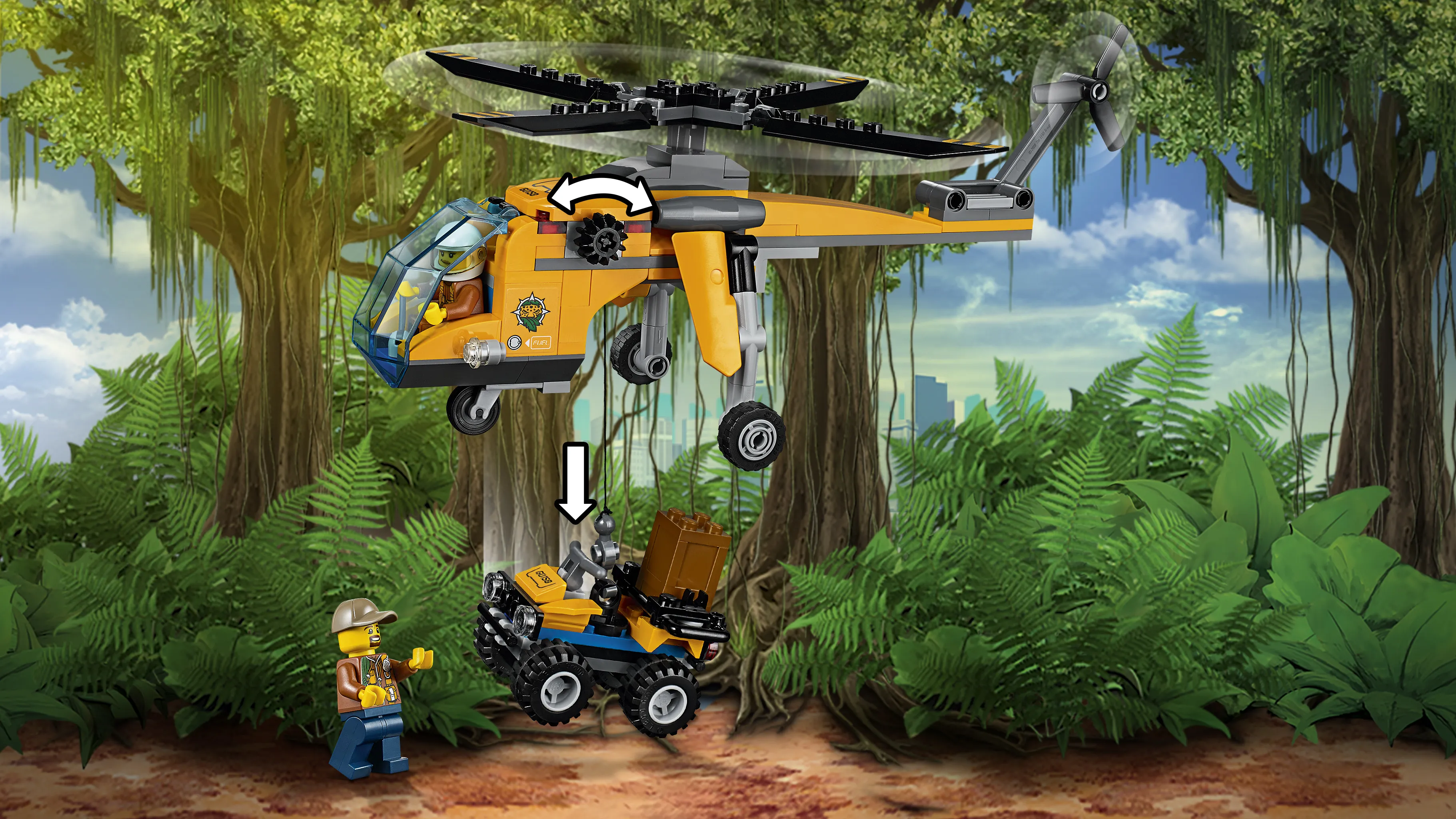 Lego City - Jungle Cargo Helicopter