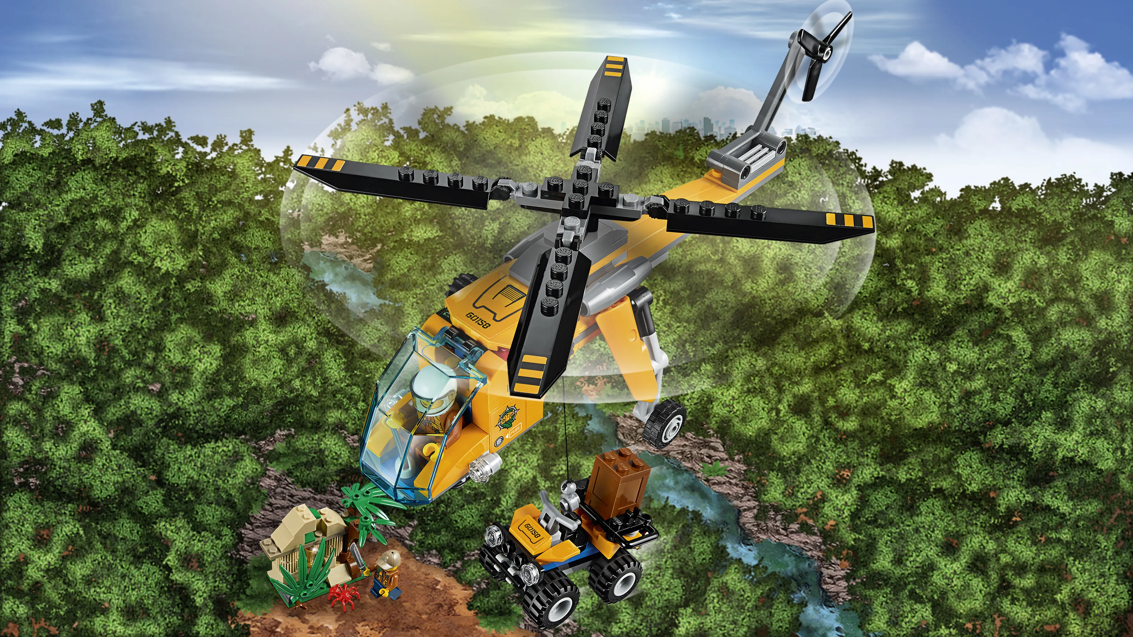 Lego City - Jungle Cargo Helicopter