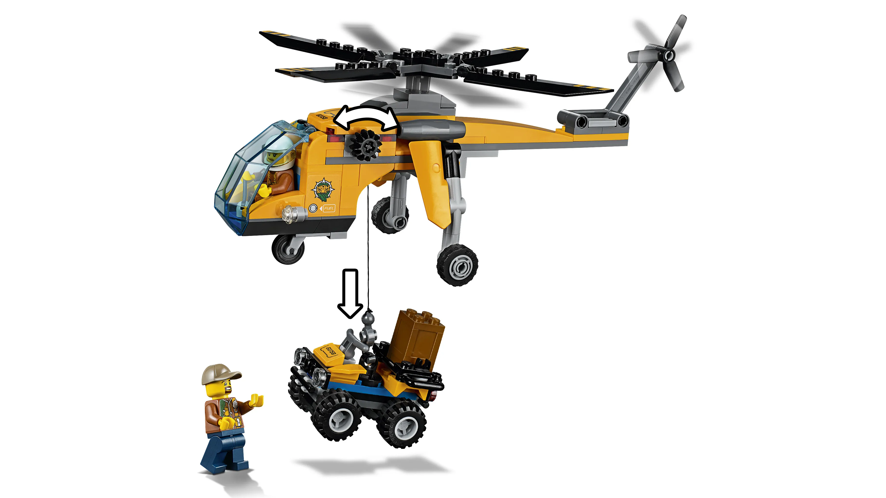 Lego City - Jungle Cargo Helicopter