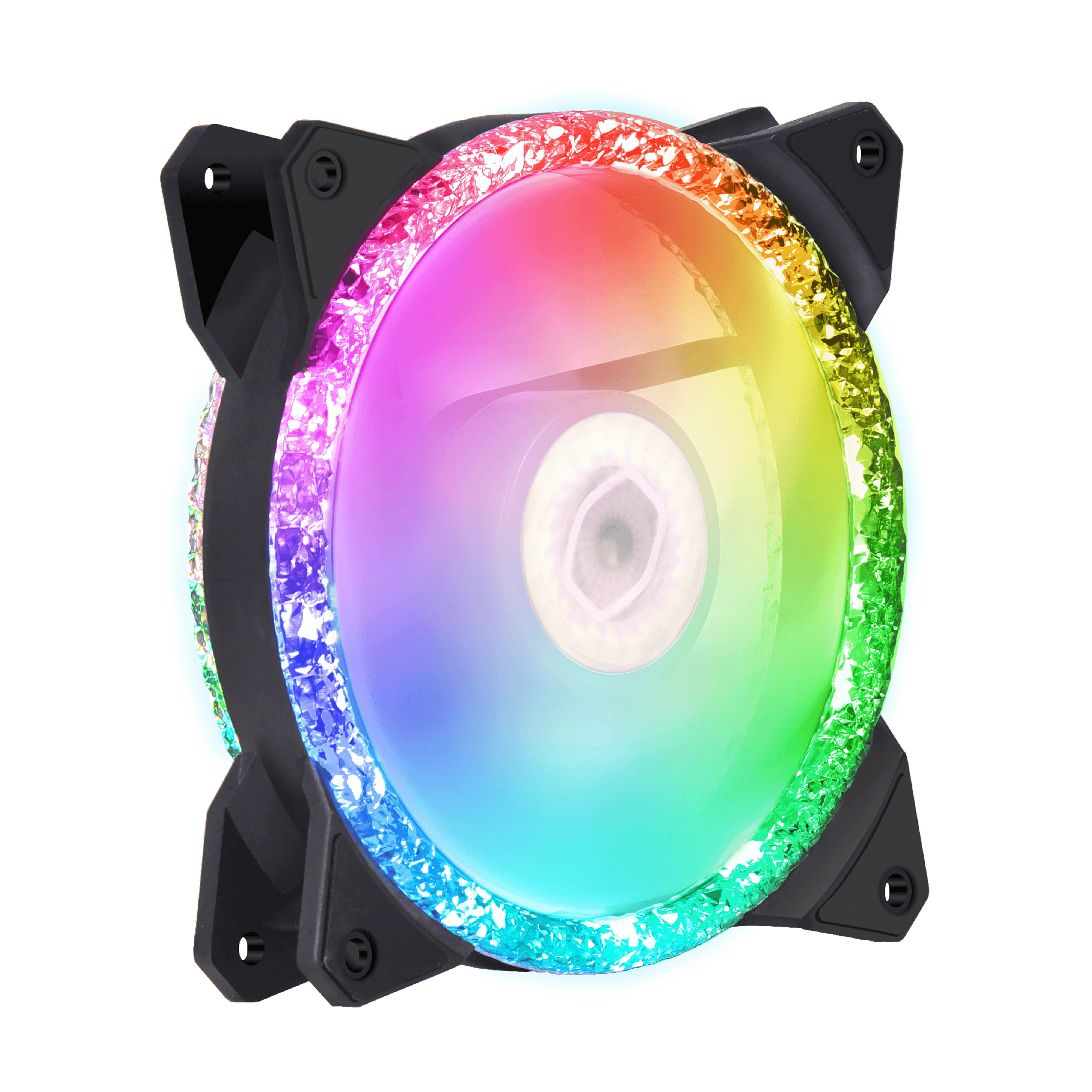 Cooler Master MasterFan MF120 Prismatic, 120mm, PMW fläkt + kontroller, 3 in 1, Musta