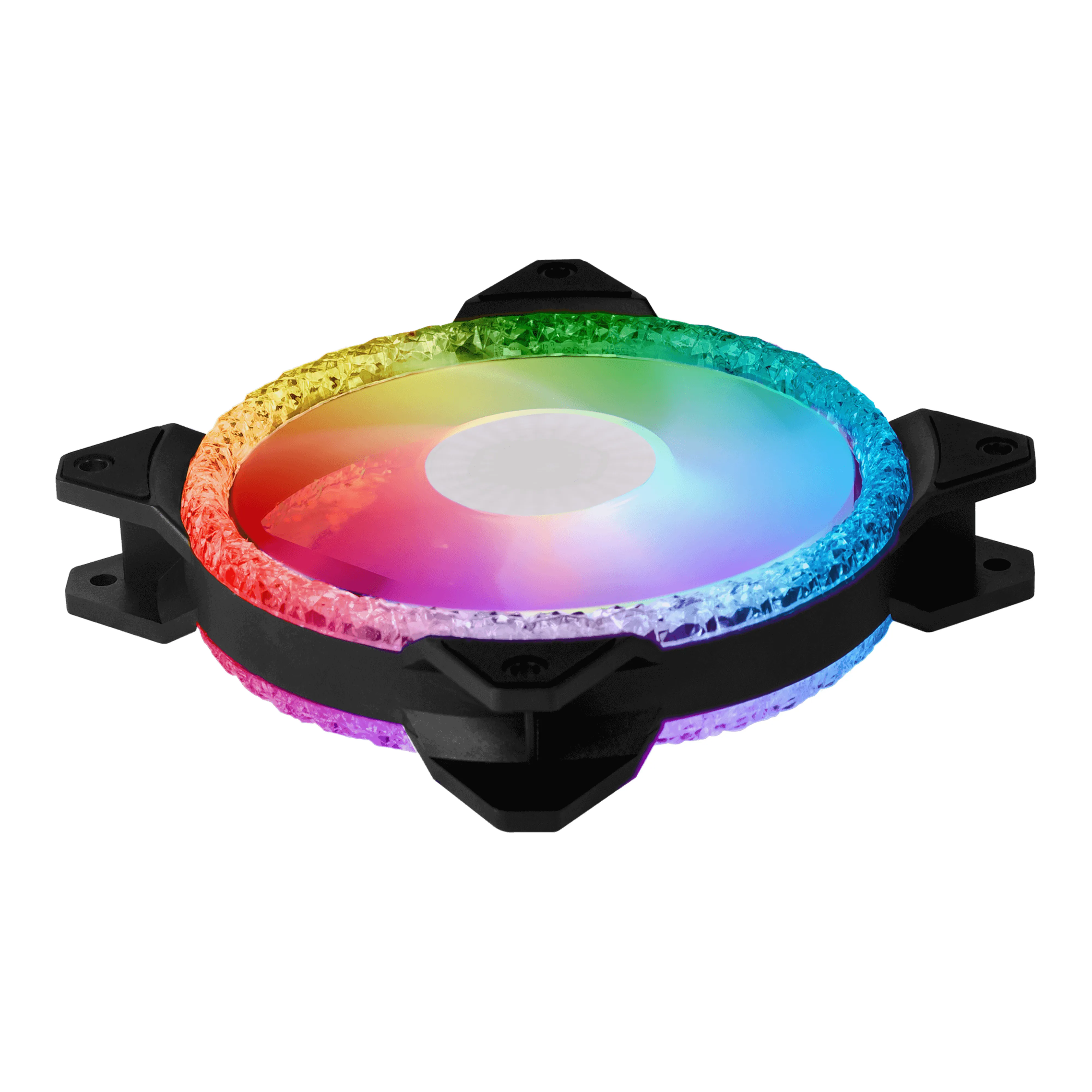 Cooler Master MasterFan MF120 Prismatic, 120mm, PMW fläkt + kontroller, 3 in 1, Musta