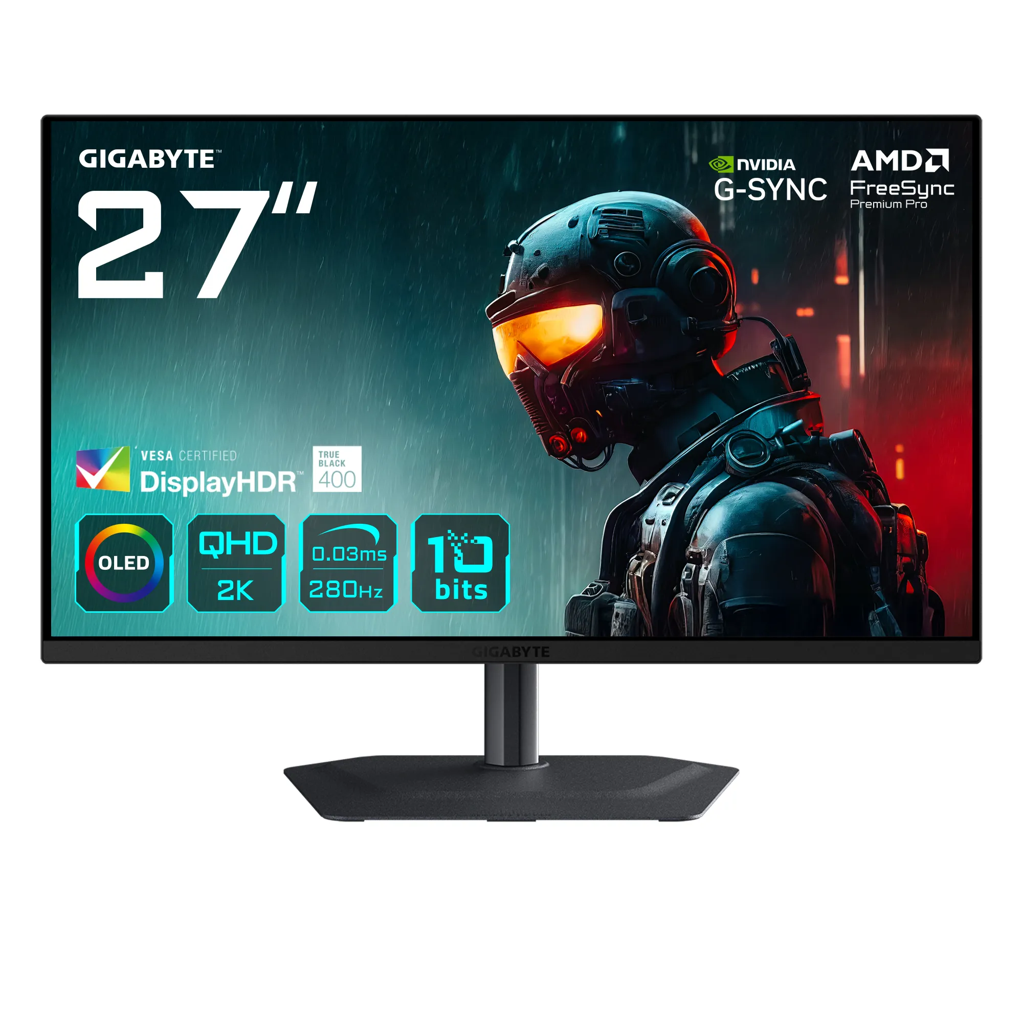 GIGABYTE MO27Q2A 27" QHD, QD-OLED Gaming Monitor with USB-C hub GIGABYTE MO27Q2A 27" QHD, QD-OLED Gaming Monitor with USB-C hub