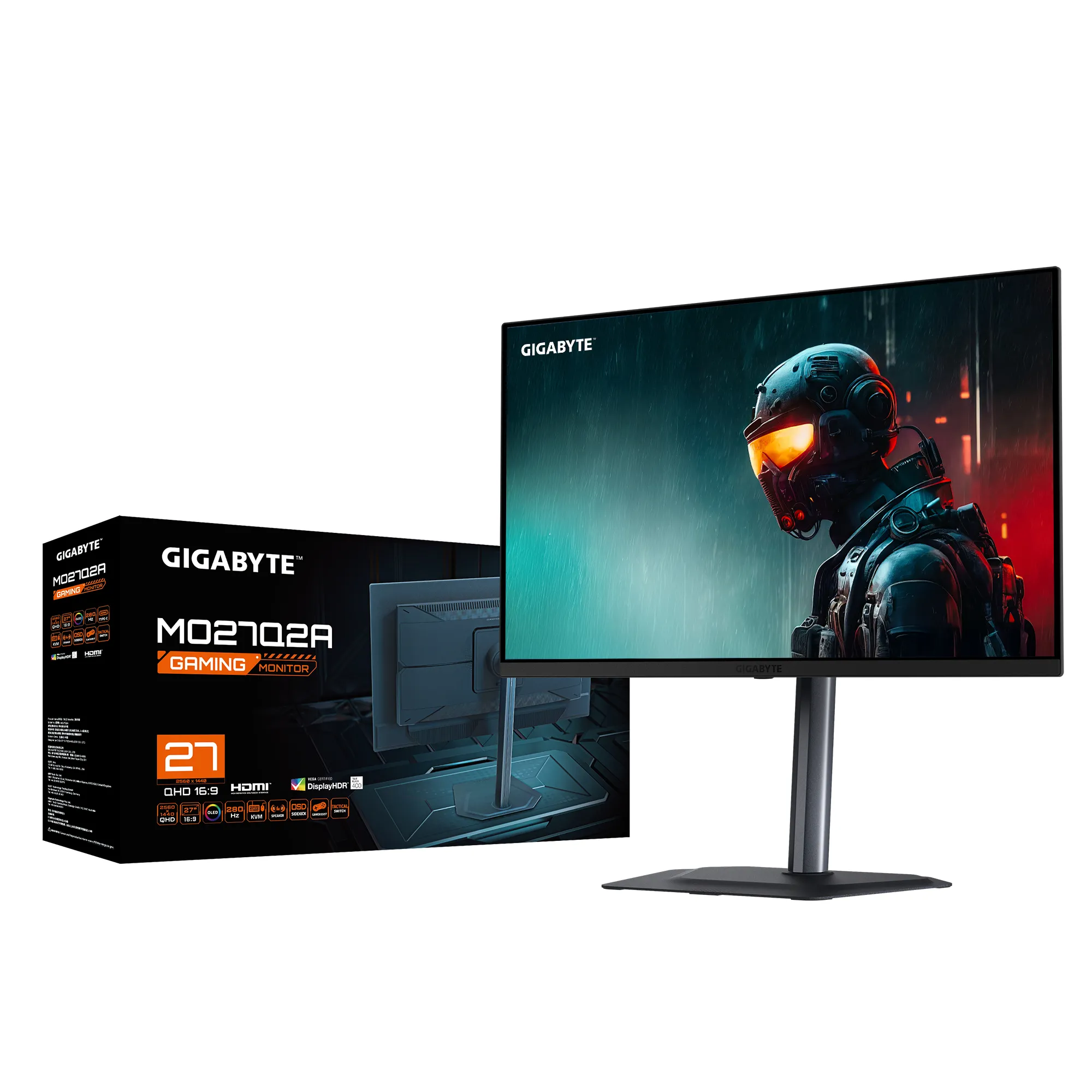 GIGABYTE MO27Q2A 27" QHD, QD-OLED Gaming Monitor with USB-C hub GIGABYTE MO27Q2A 27" QHD, QD-OLED Gaming Monitor with USB-C hub