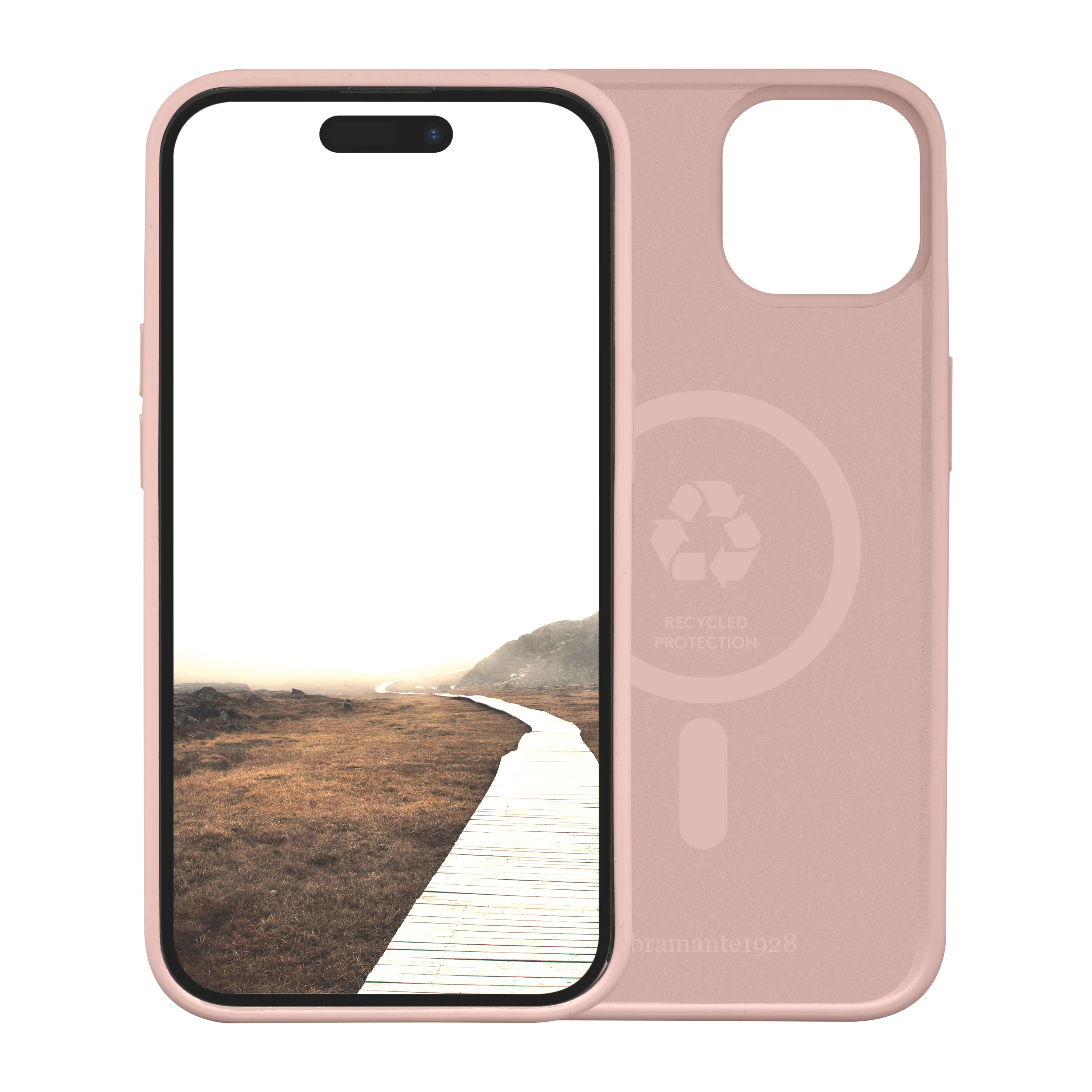 Dbramante1928 Monaco MagSafe, iPhone 15 - Case, Pink Sand