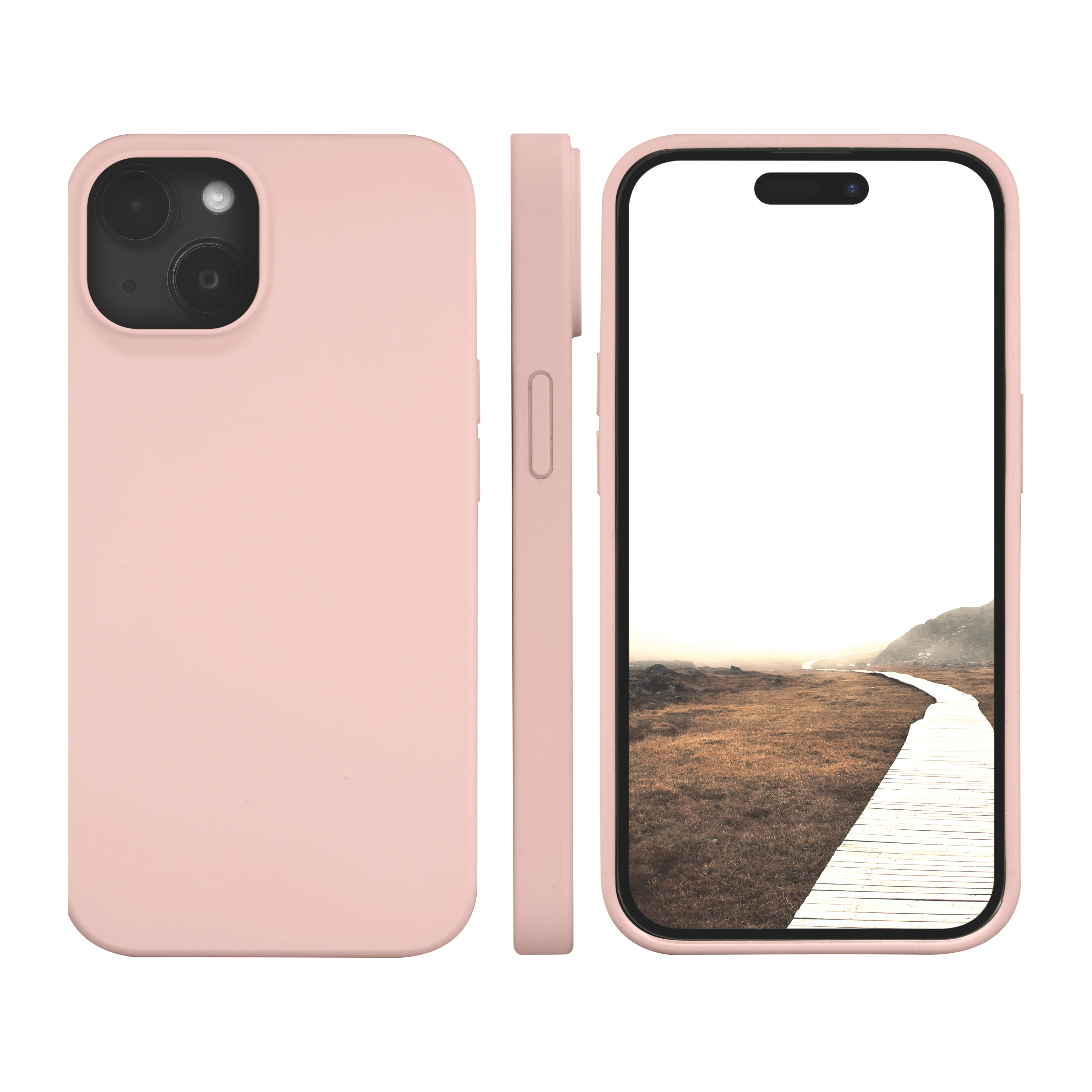Dbramante1928 Monaco MagSafe, iPhone 15 - Case, Pink Sand