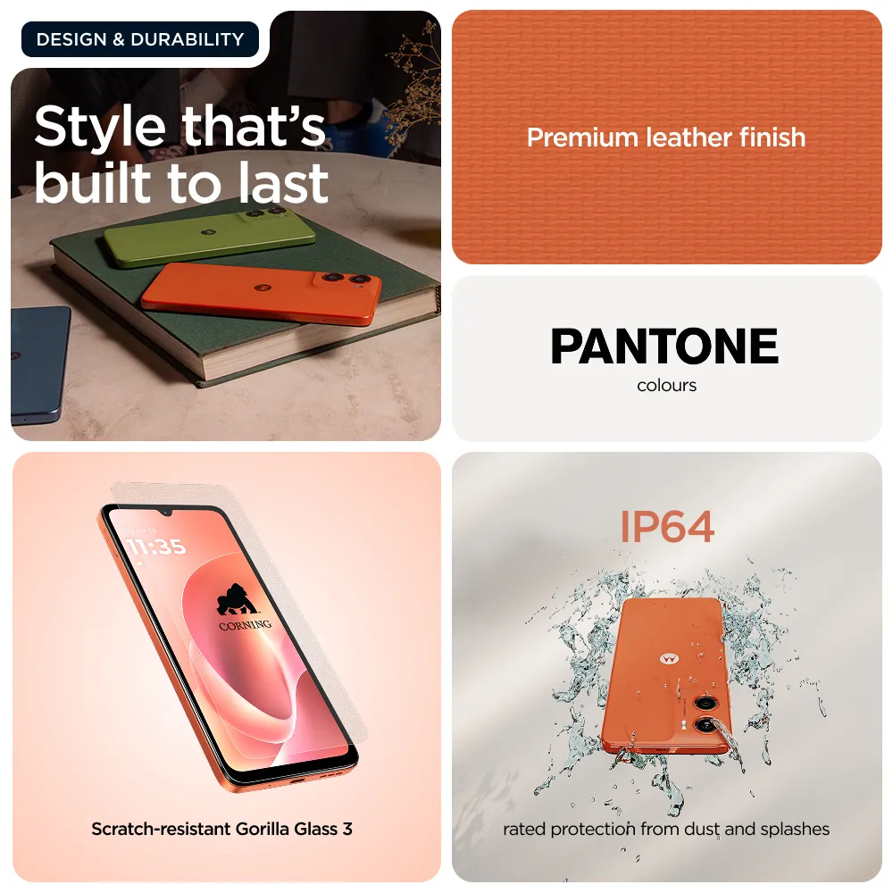 Motorola moto g06 4/64GB, Arabesque Orange