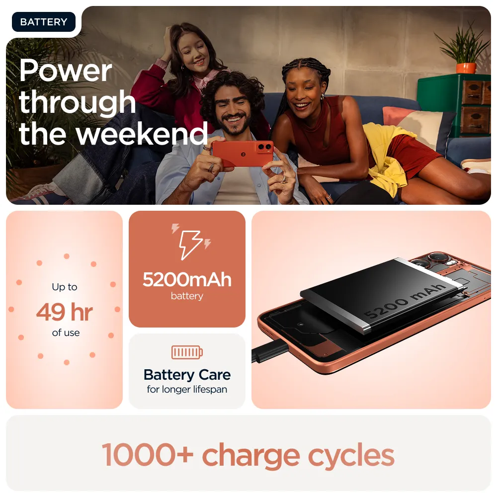 Motorola moto g06 4/64GB, Arabesque Orange